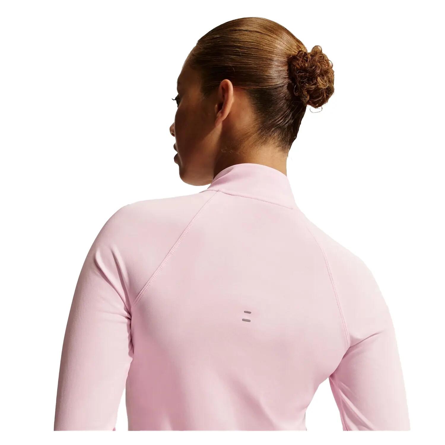 Top Corsa Swoosh Manica Lunga Donna Nike Schiuma Rosa 6/6
