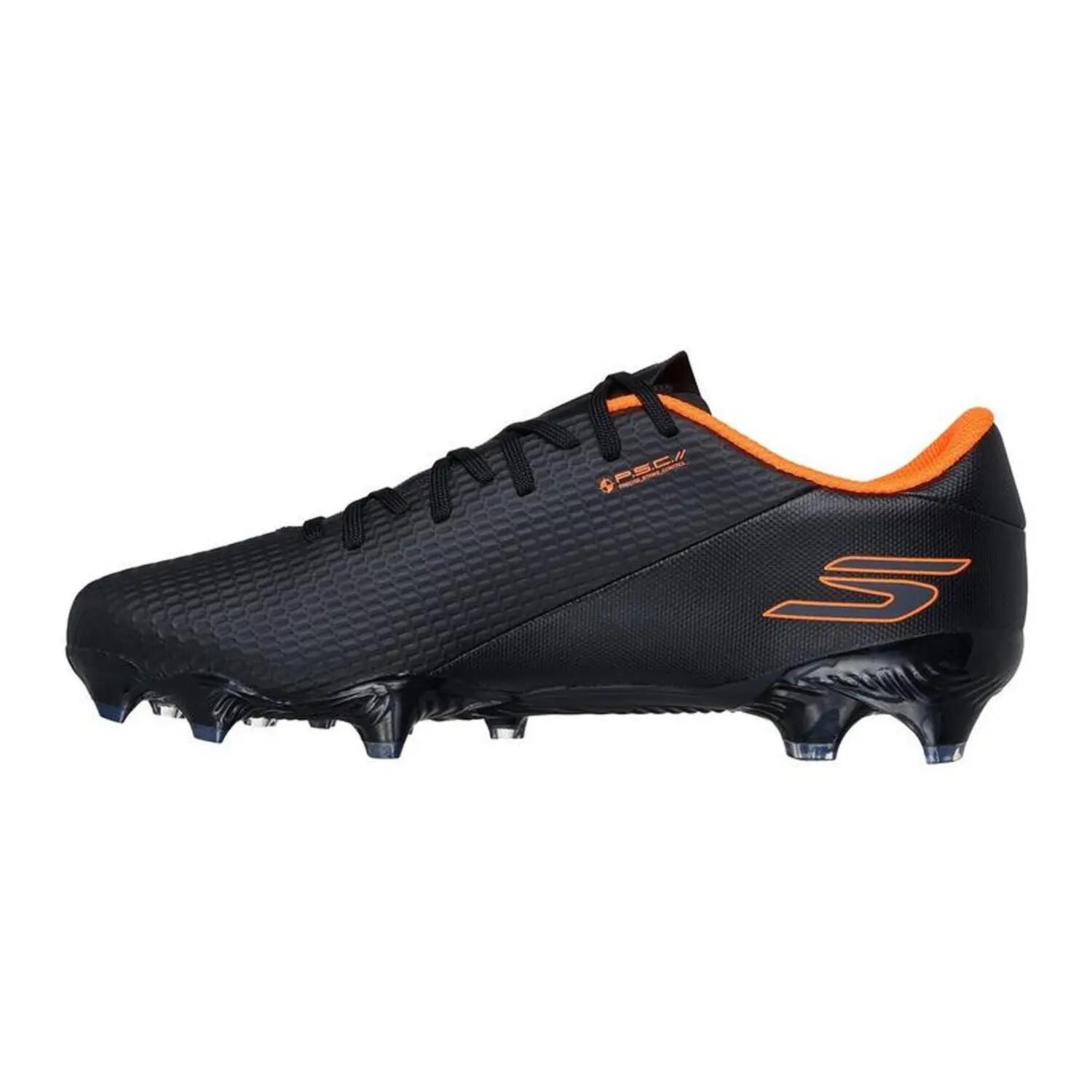 Chaussures De Foot Pour Terrain Ferme SKX_2 ACADEMY Homme (Noir / Orange) 2/5