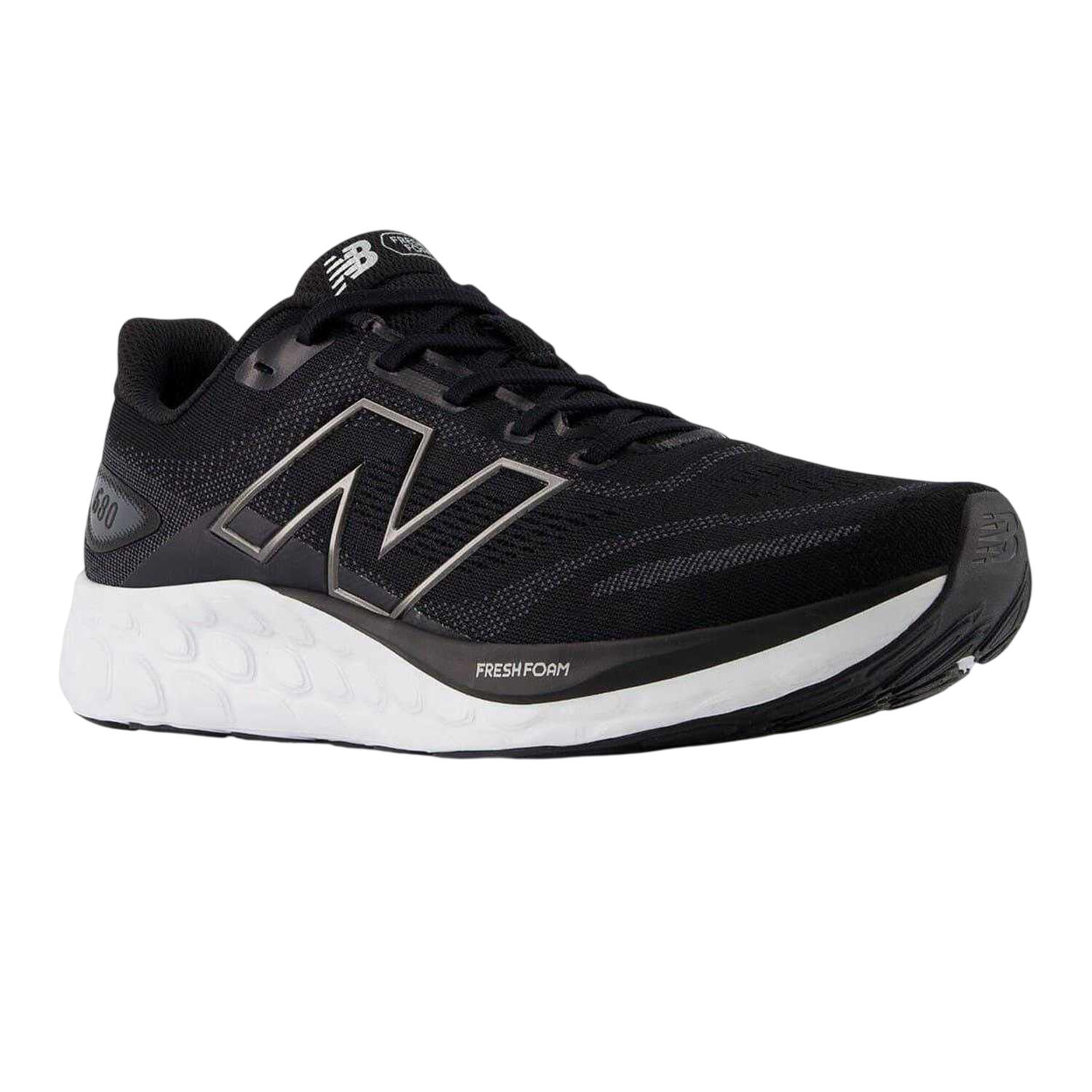 Mens 680 V8 Trainers (Black/White) 5/5
