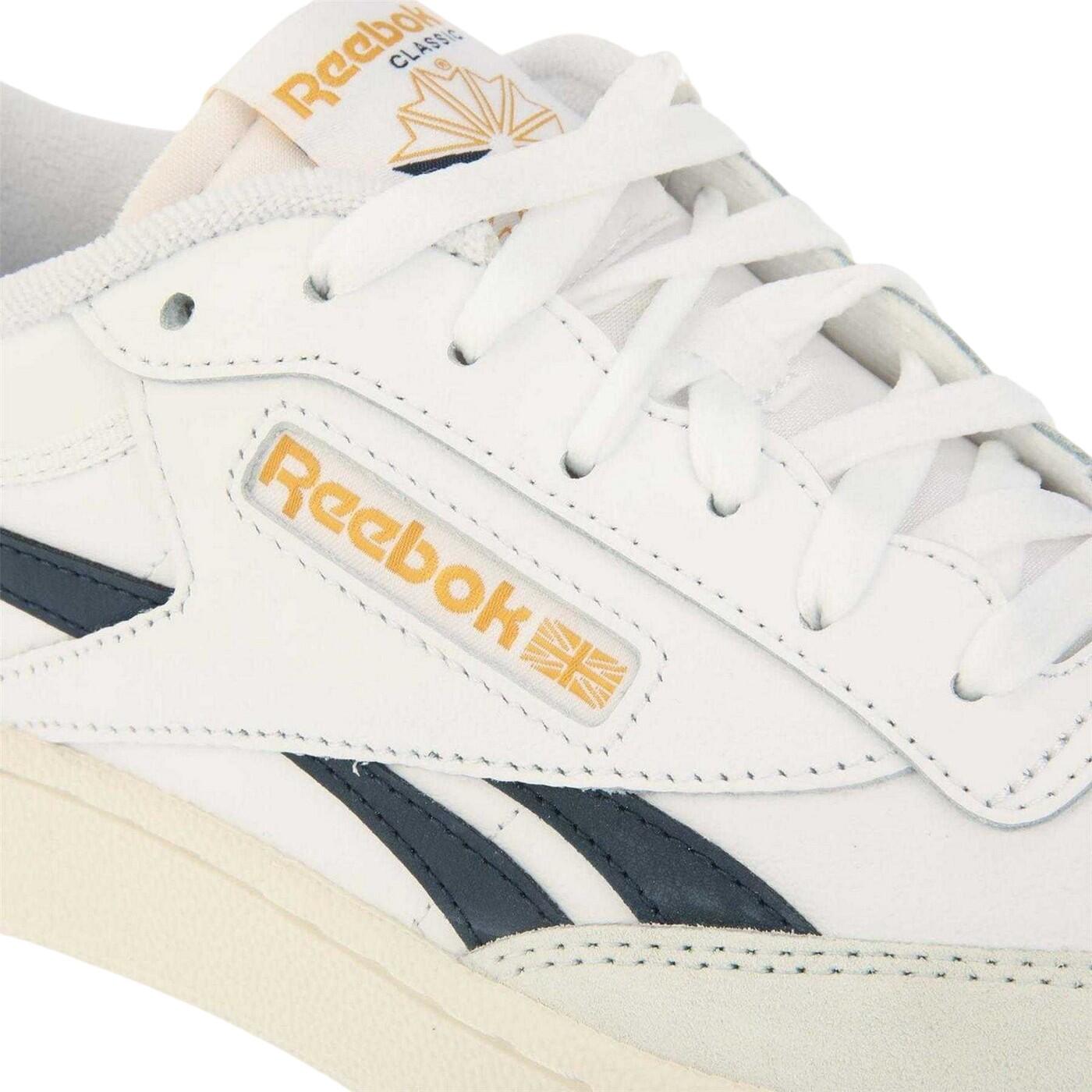Mens Club C Revenge Flat Trainers (White/Navy) 5/5