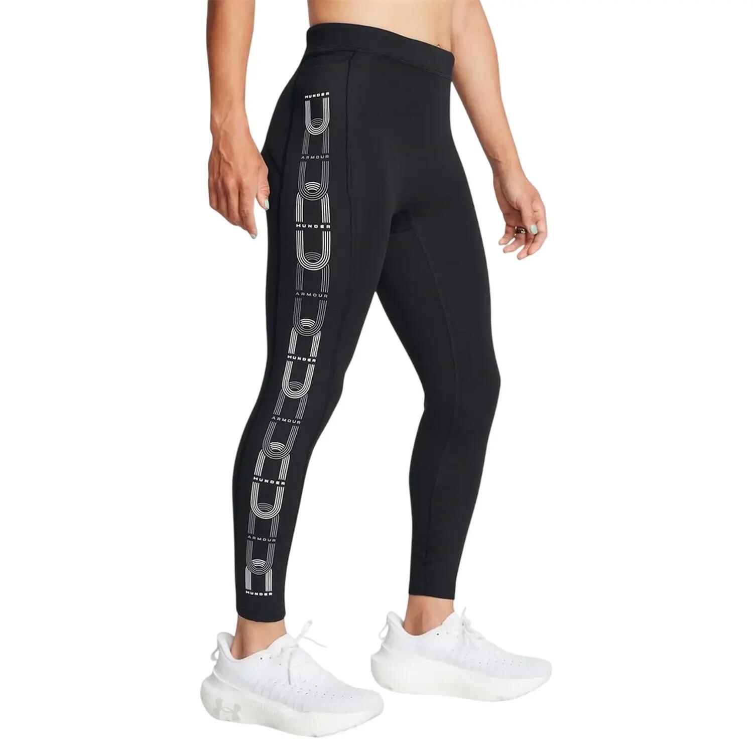 Legging RUN ANYWHERE Femme (Noir Chiné) 7/7