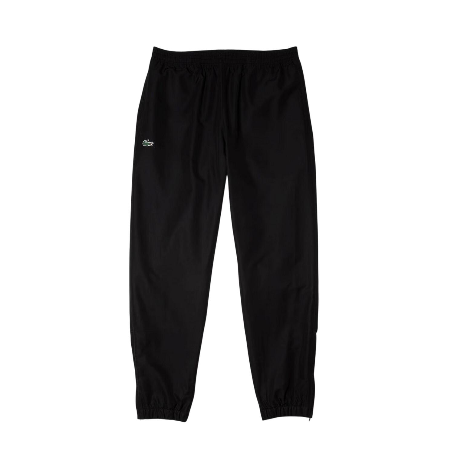 Pantalones de Chándal de Tafetán Diseño Logotipo para Hombre Negro 2/3