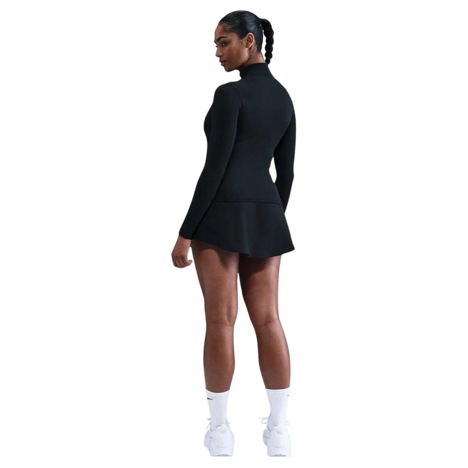 PerformanceJacke für , Durchgehender Reißverschluss, Training Damen Schwarz 5/5