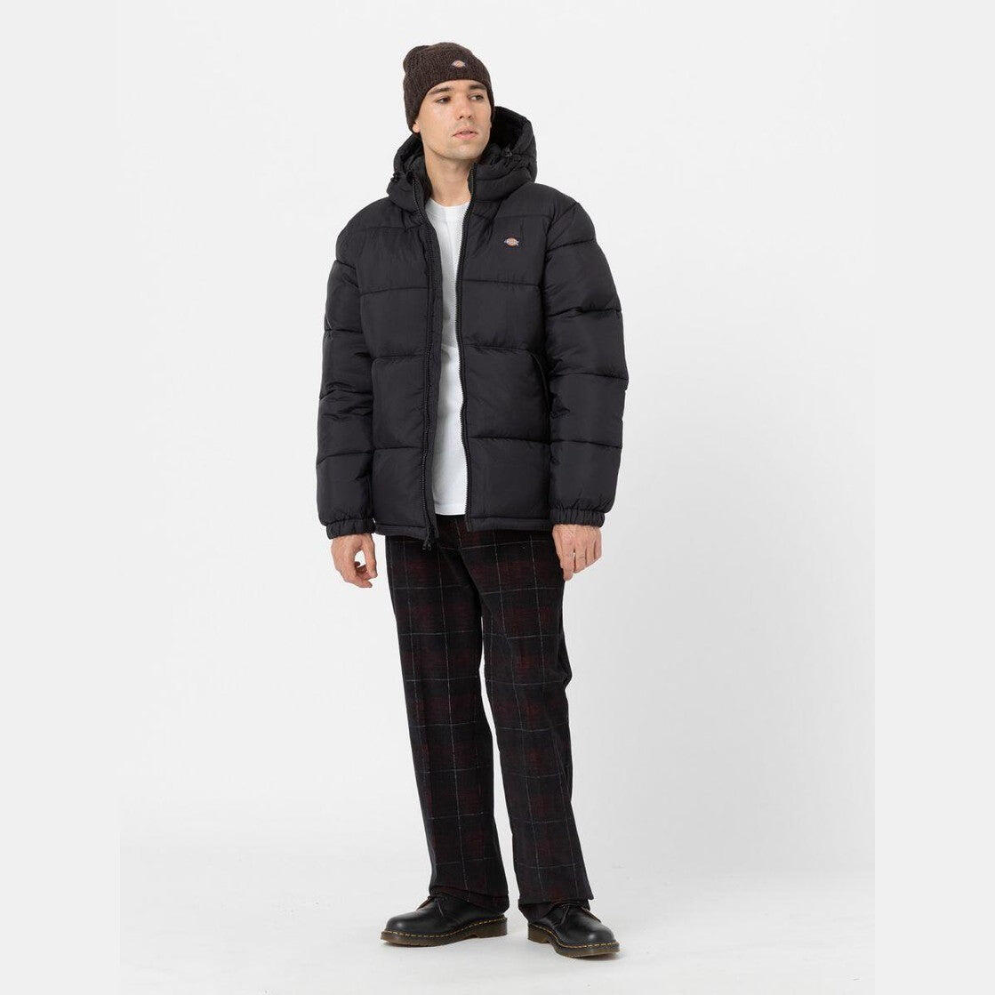 Felpe con cappuccio in pile per uomo Dickies Waldenburg Nero 7/7
