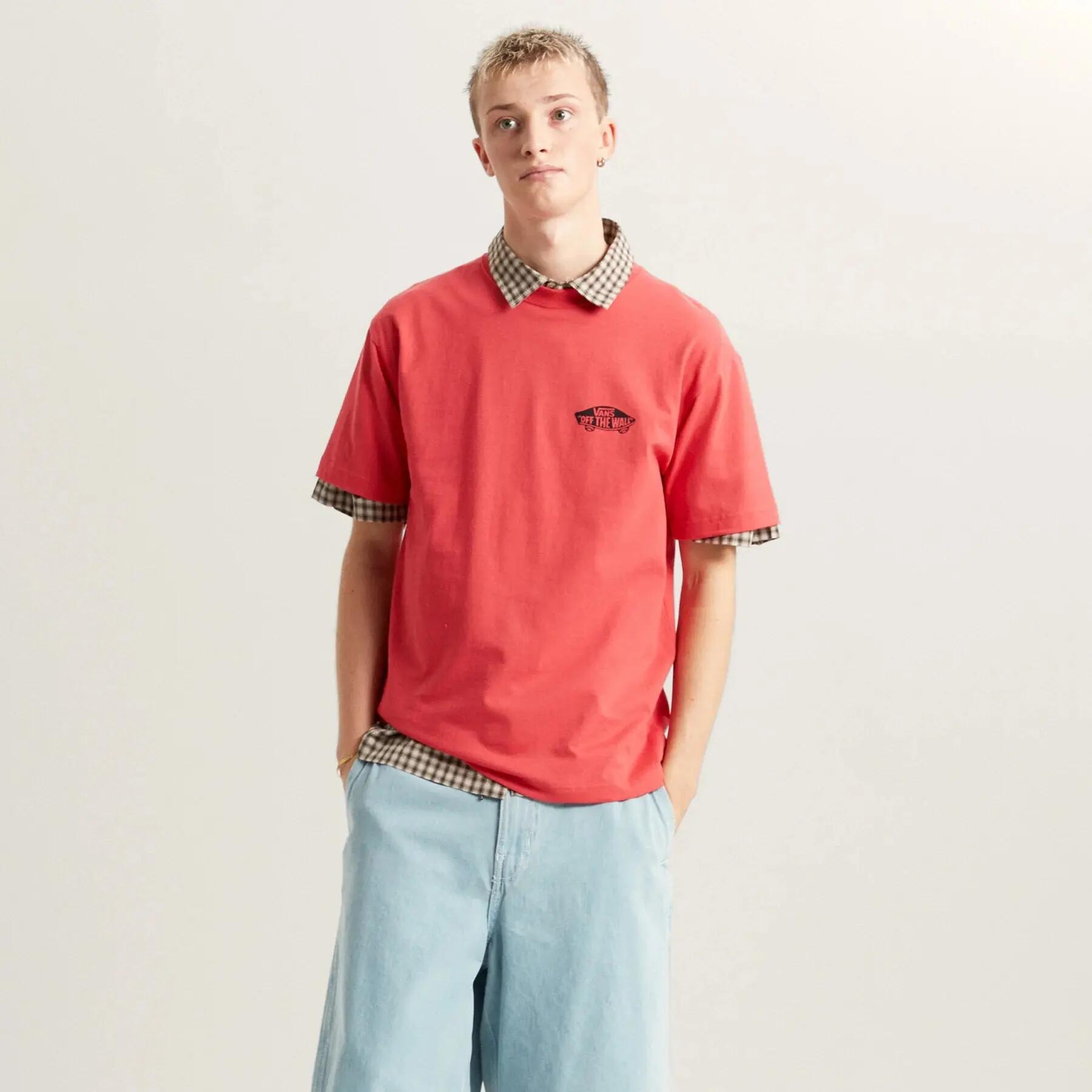 T-shirt Vans Double Standard Rood 7/7