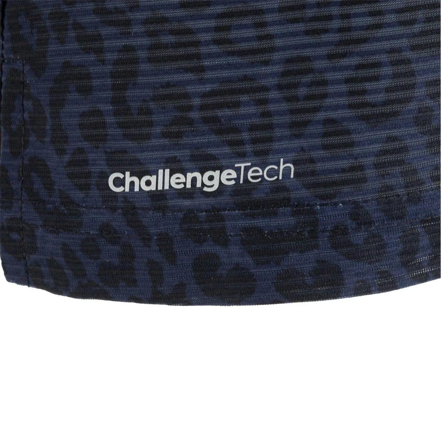 Polo Sans Manches Motif/style Léopard Femme (Noir) 5/5