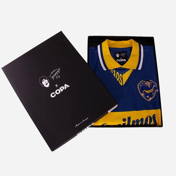 Maillot de football rétro - Homme - Maradona Boca Juniors 1995 - Bleu 9/9