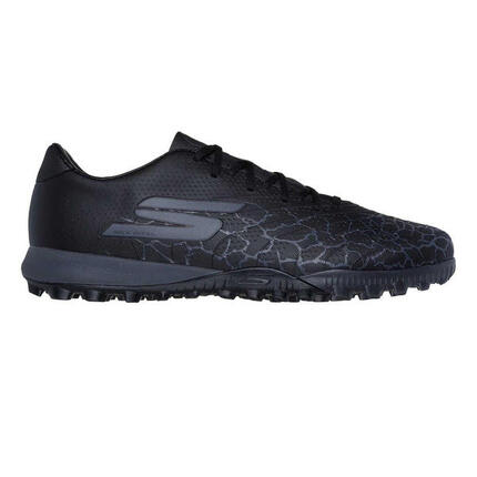 Chaussures De Foot Motif/style Effet Craquelé Homme (Noir / Argenté)