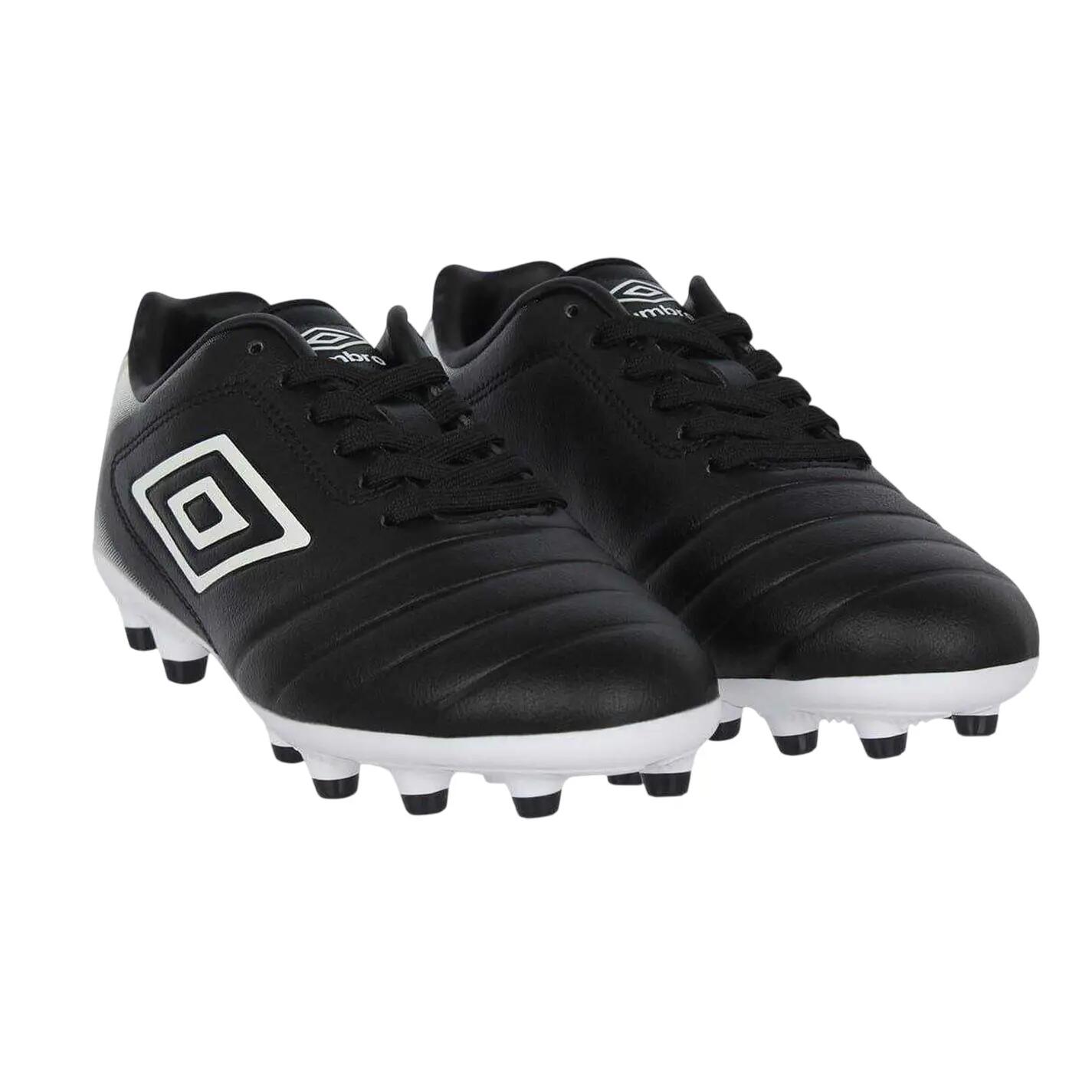 Scarpe Da Per Terreni Compatti Due ToniBambini Umbro Calcio Nero Bianco 5/5