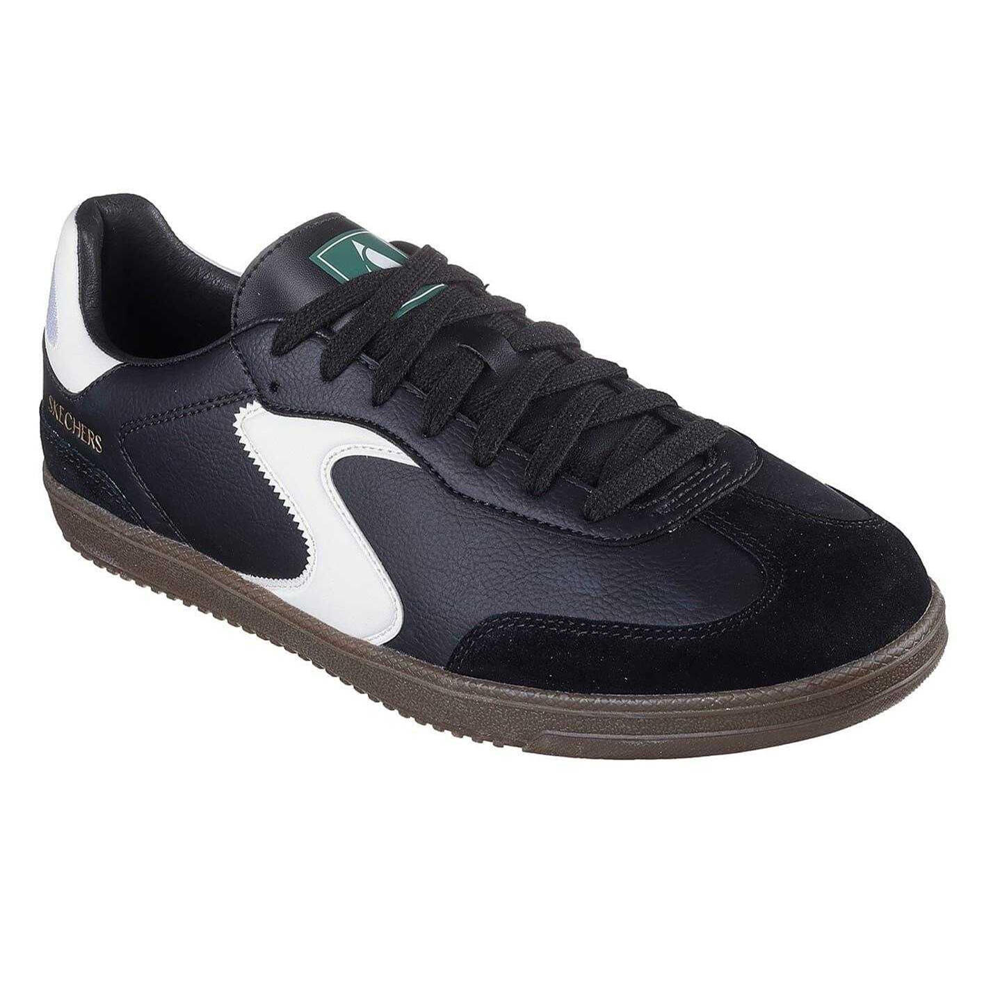 Hotshotleren sportschoenen voor heren (Zwart, Wit) 6/7
