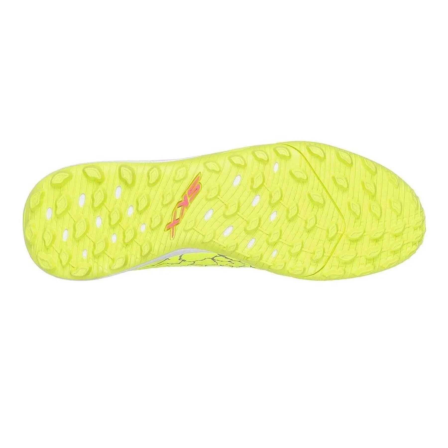 Mens Crackle Effect Football Boots (Yellow/Black) 4/6