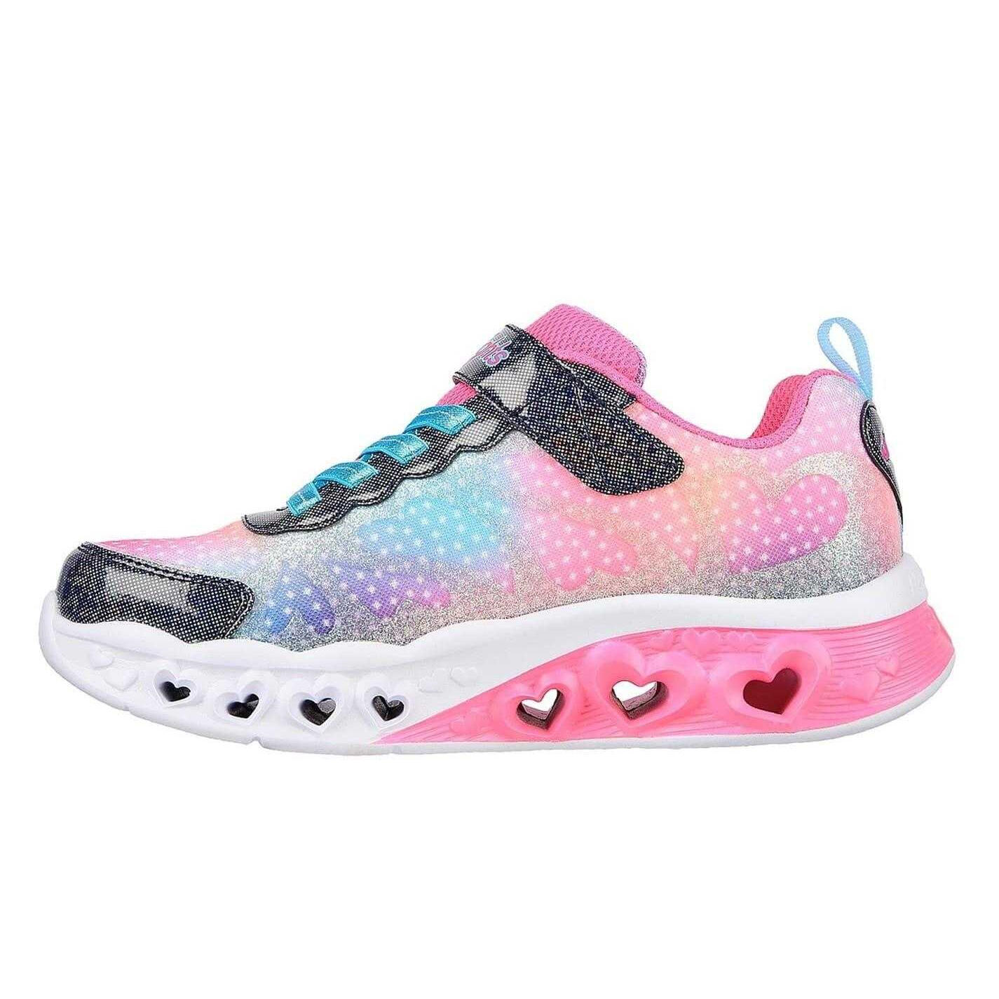 Zapatillas Deportivas Flutter Heart Plano Niñas Rosa, Marino 2/5