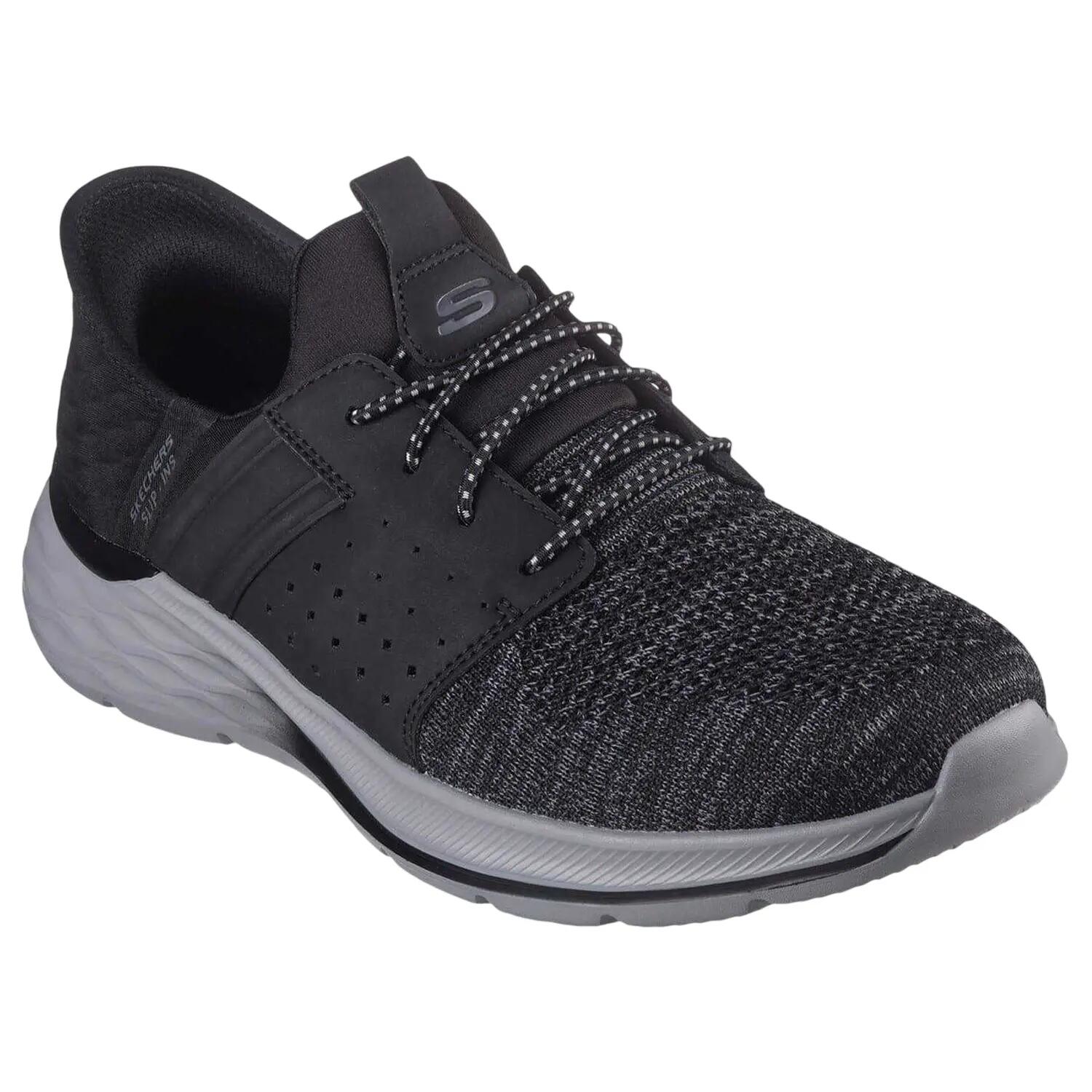 Skechers Herren GARNER - Newick Sneakers Slip ins Vegan 210803 BLK schwarz 4/7