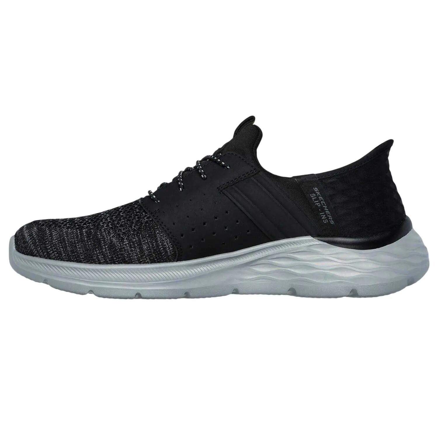 Skechers Herren GARNER - Newick Sneakers Slip ins Vegan 210803 BLK schwarz 2/7