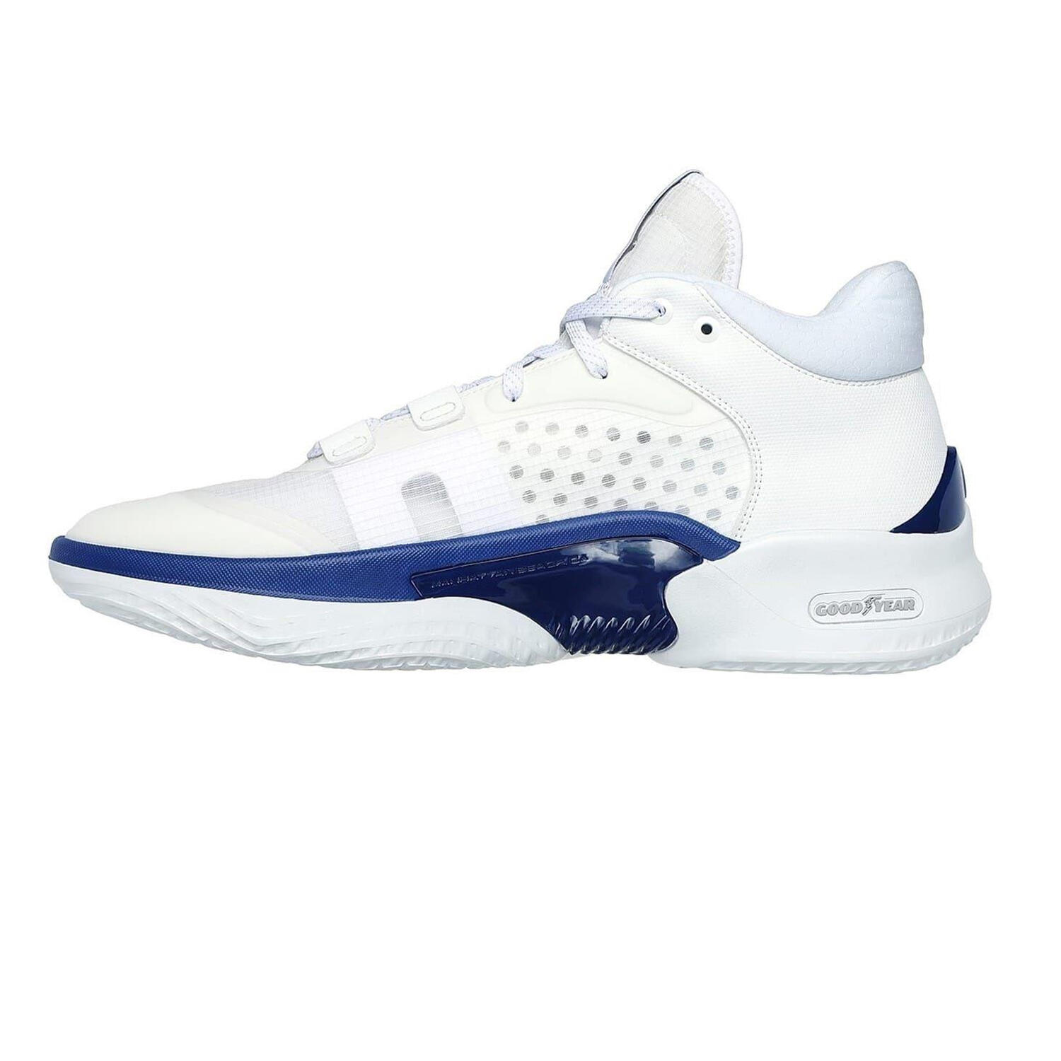 Scarpe Sportive A Puntini PallacanestroUomo Skechers Resagrip Bianco Blu 2/6
