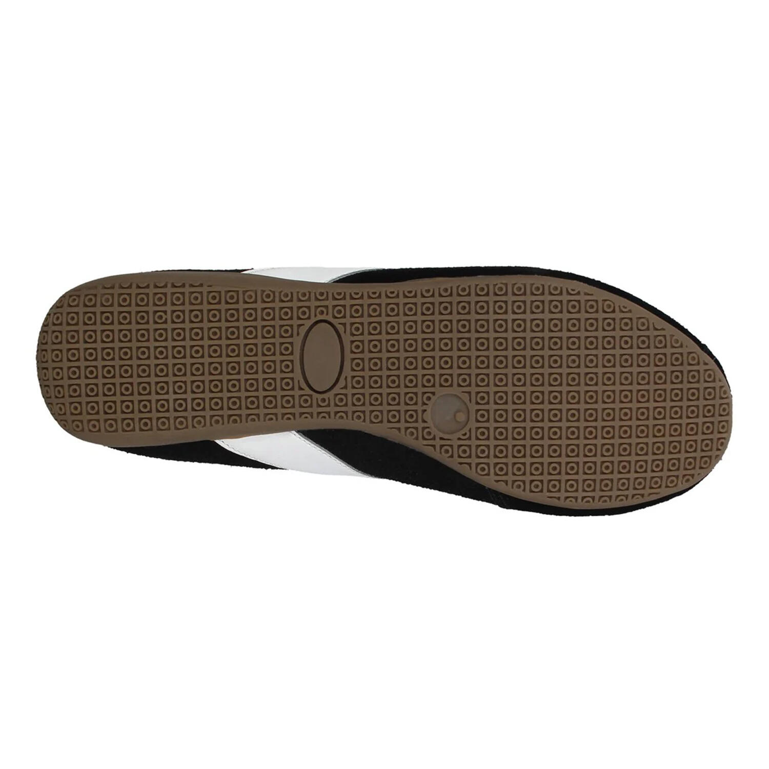 "Coast" Schrägstreifen Schuhe für , Leder, Flach Herren Schwarz/Weiß 6/6