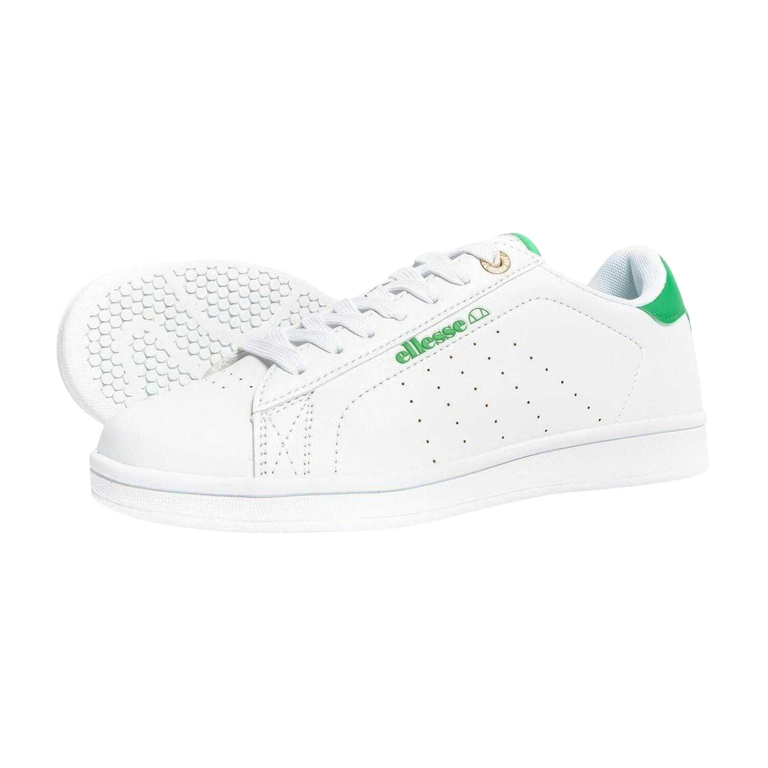 "Classic" Sneaker für , Leder, Cupsohle Damen Weiß/Grün 5/5