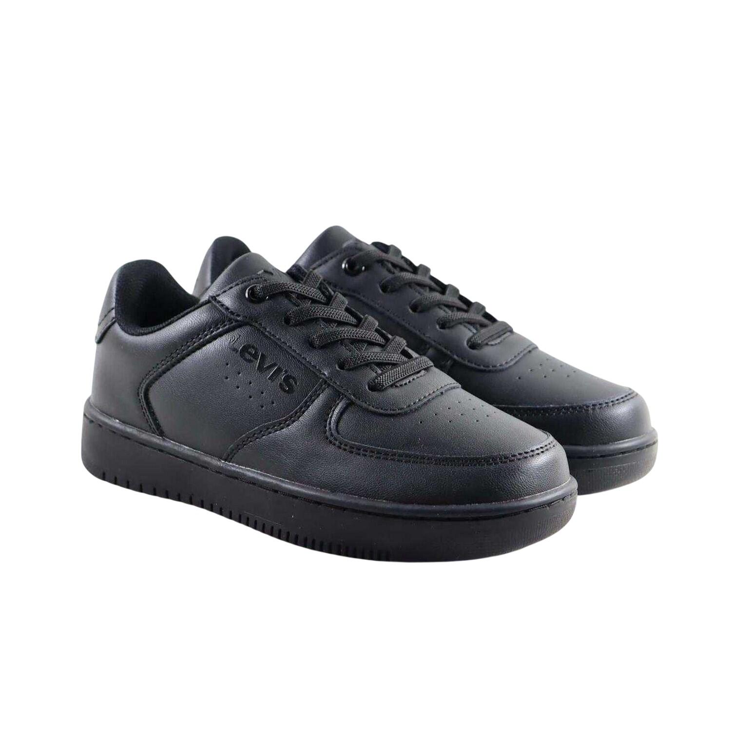 "Union" Sneaker für , Leder Kinder Schwarz 5/5