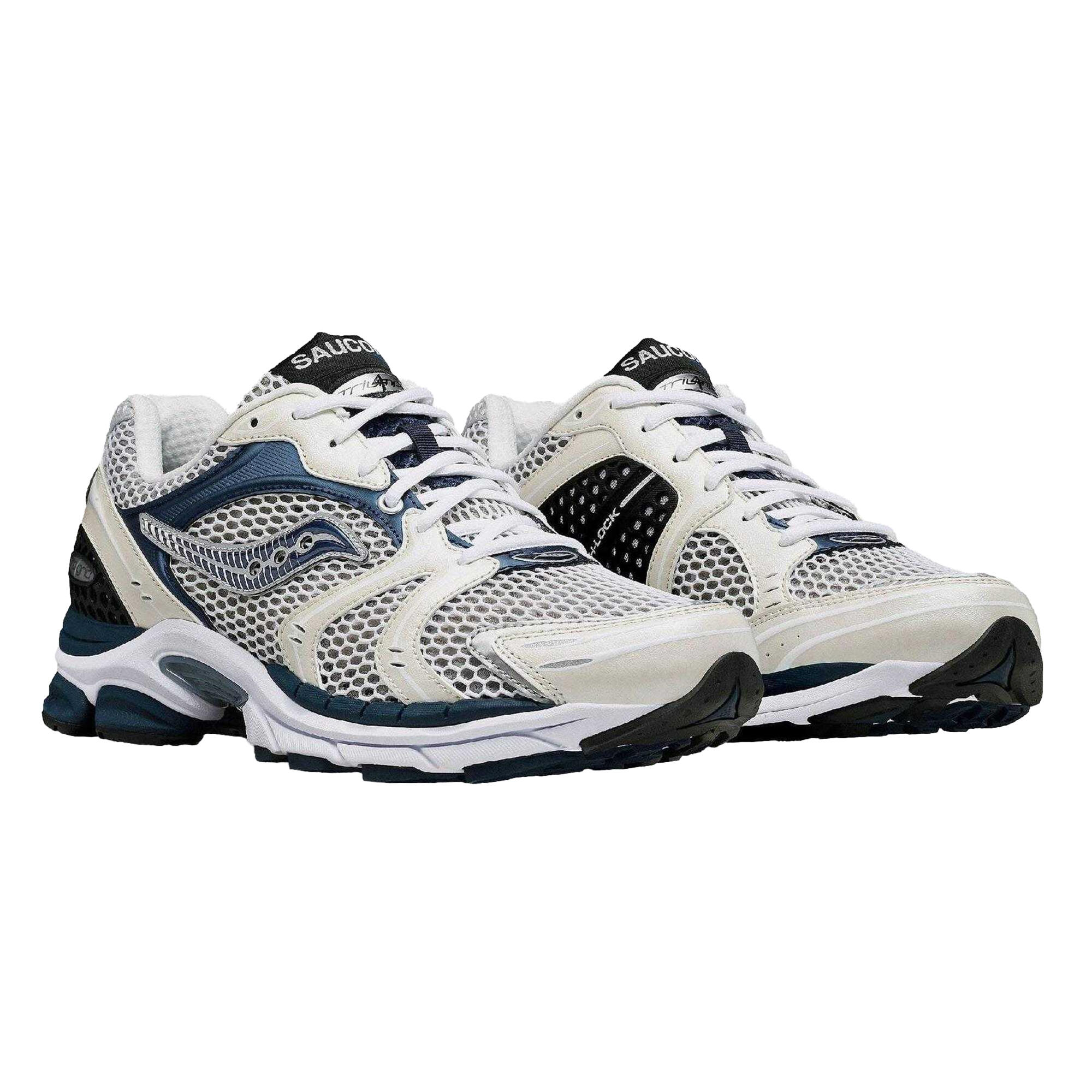 Chaussures Course À Pied TRIUMPH Femme (Blanc / Bleu Marine) 5/5