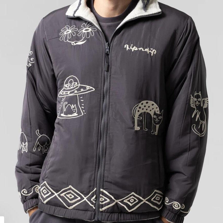 Sweatshirt Rip N Dip Blonded Reverse Jkt Sand 7/9