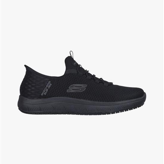 Zapatillas Skechers Hombre Slip-ins Work Slip Resistant Summits Colsin Negro