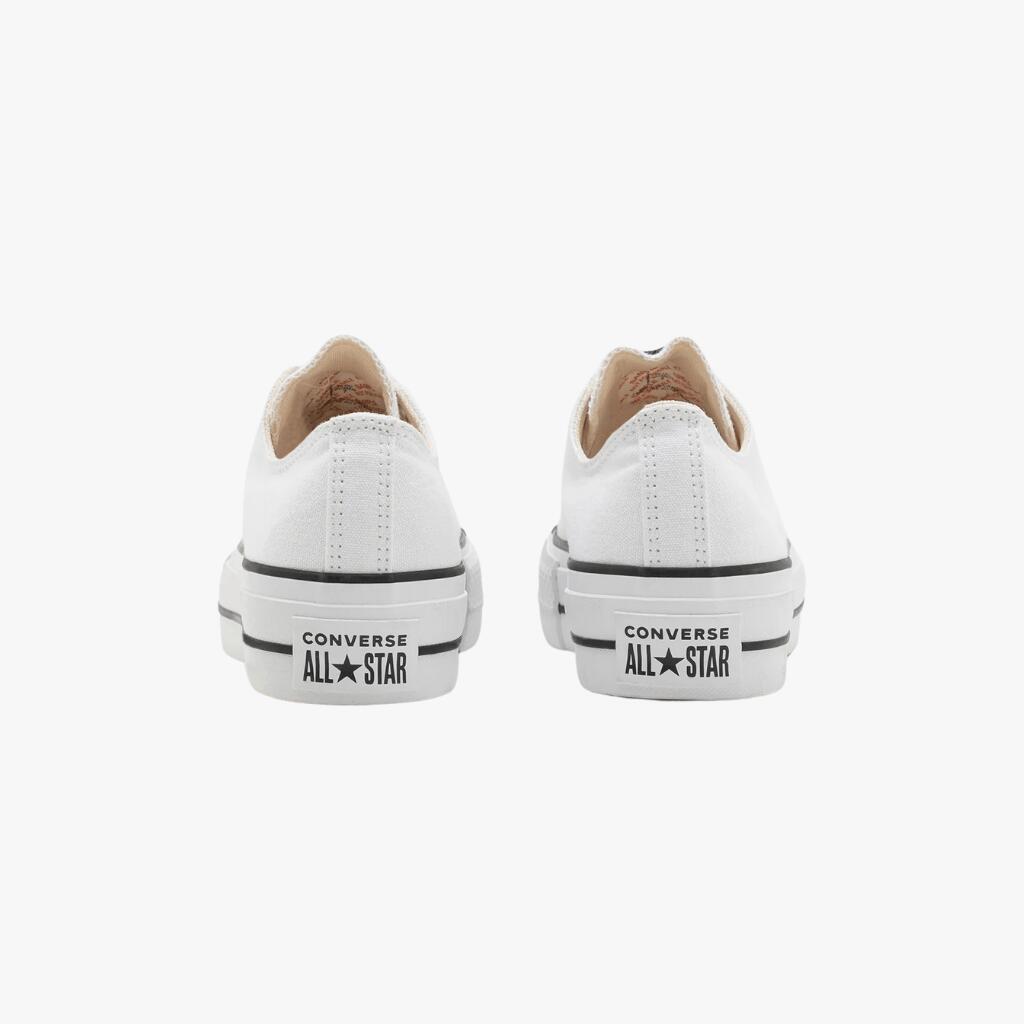 Converse Women's Chuck Taylor All Star Platform Canvas Sneakers branco 7/7
