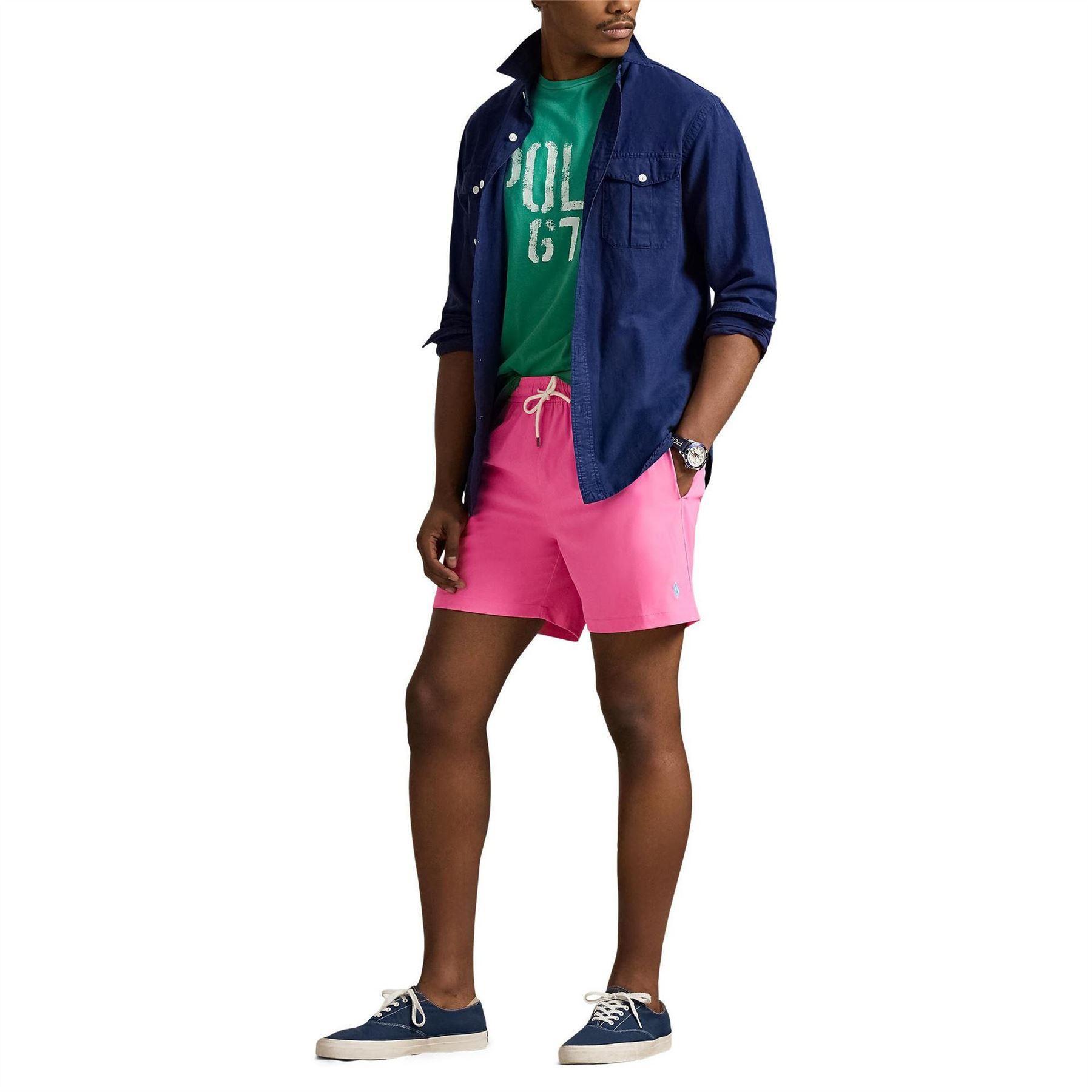 Short De Bain TRAVELLER Homme (Rose) 5/5