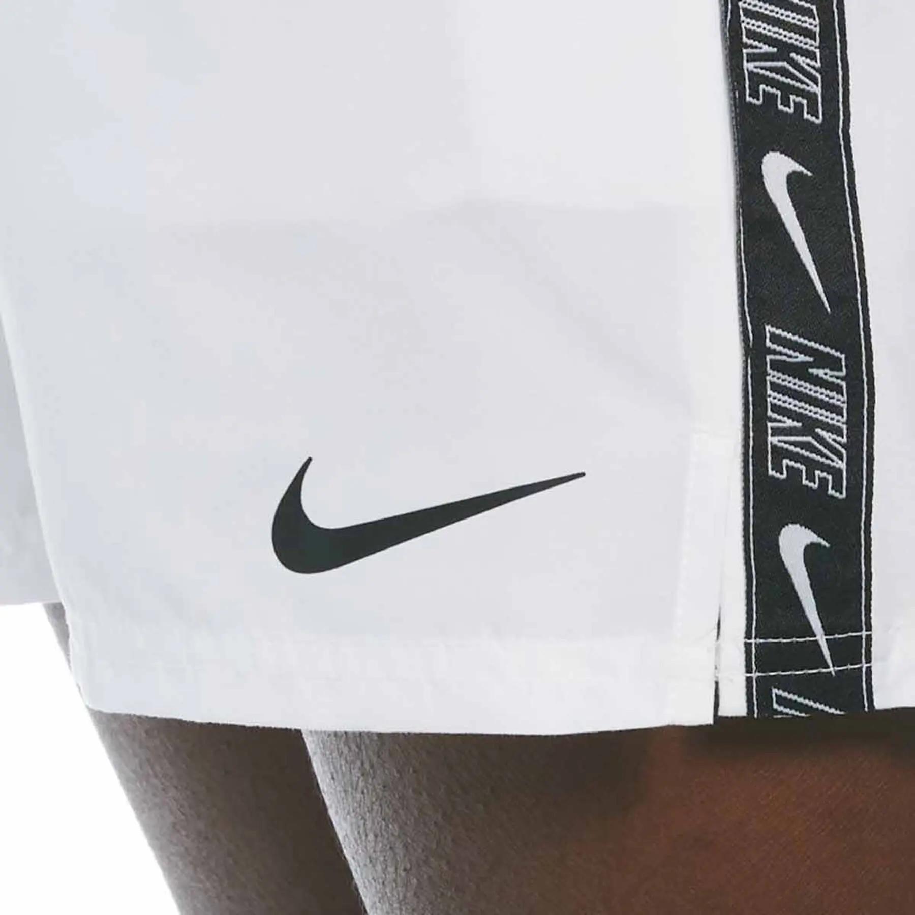 Strój Nike Logo Taśma Lap 5" Volley biały 7/7