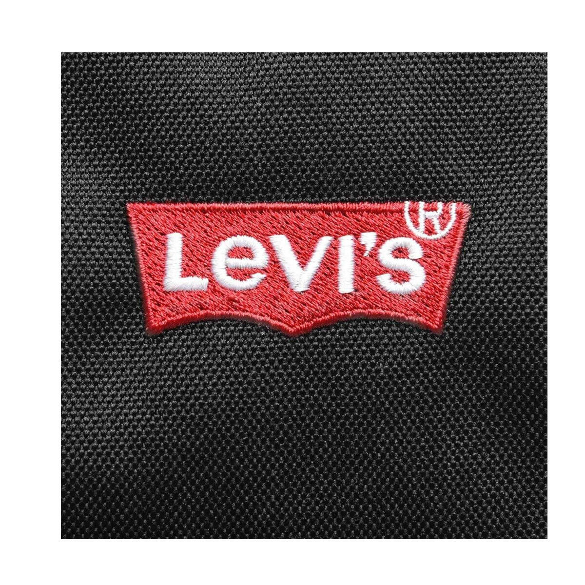 Logo Friendly Tab Detail Backpack (Black/Red) 5/5