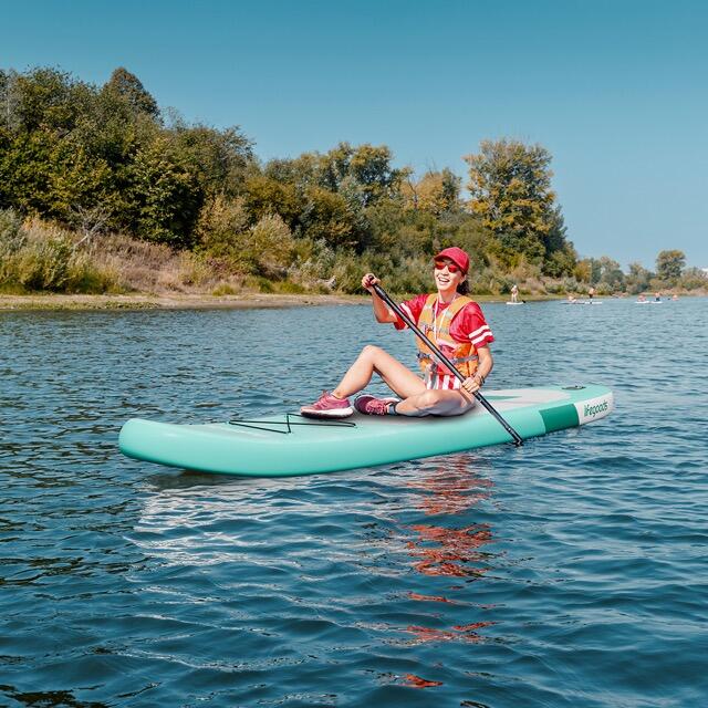 SUP Board Allround Compact - 300cm - max 100kg - beginners - Groen 4/10