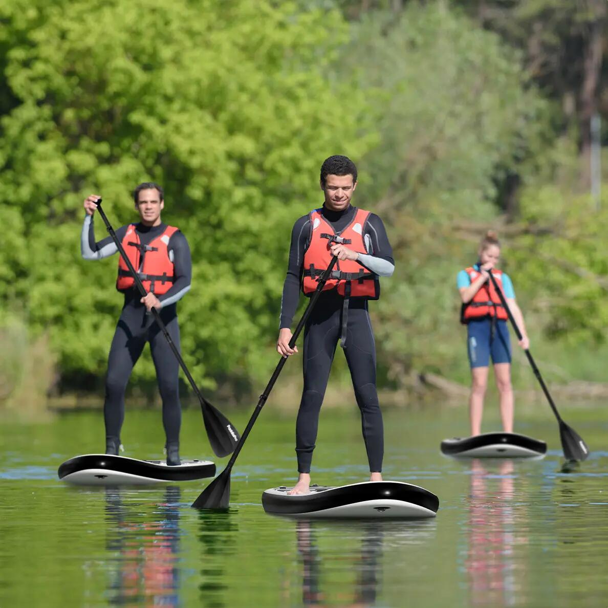 PaddlePro SUP Board - opblaasbaar - 320cm - max 150kg - Zwart 5/10