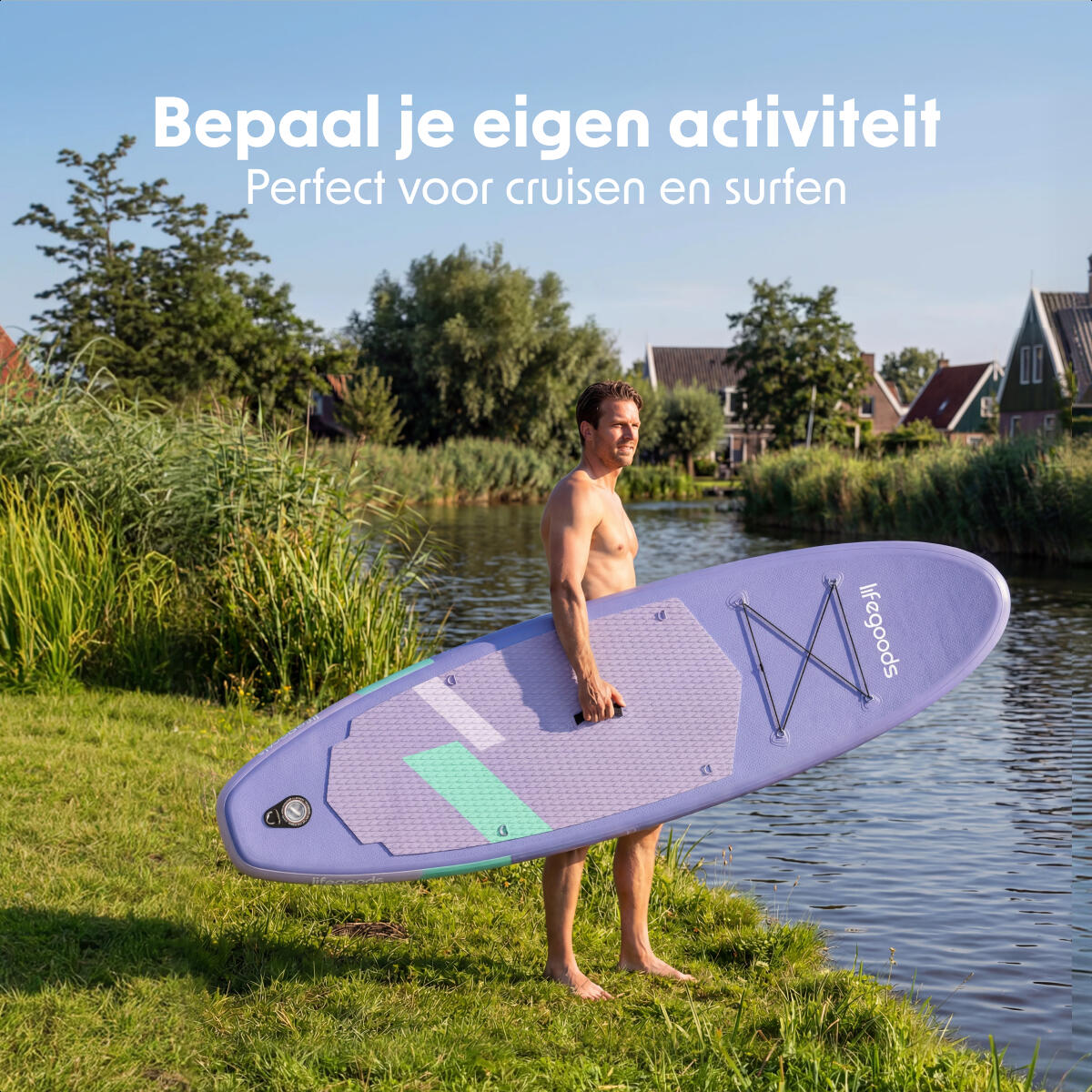 SUP Board Allround Compact - 300cm - max 100kg - beginners - Paars 3/10