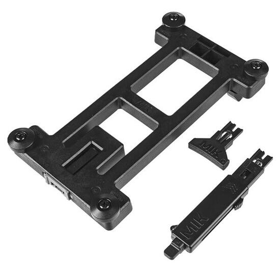 Basil Adapterplatte MIK 2.0 abschließbar schwarz