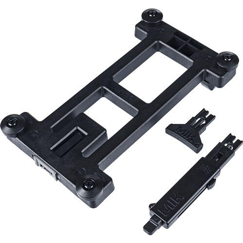 Basil Adapterplatte MIK 2.0 schwarz - abschließbare Gepäckträgerplatte für Fa... 6/7