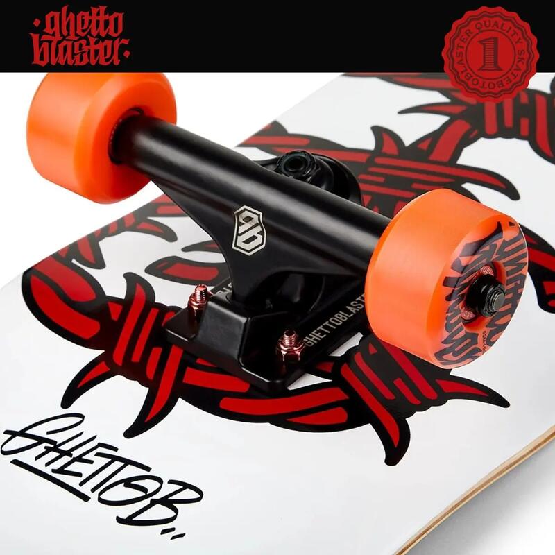 Skate pentru început Barbed Wire Roșu 8.0" - 8.25"