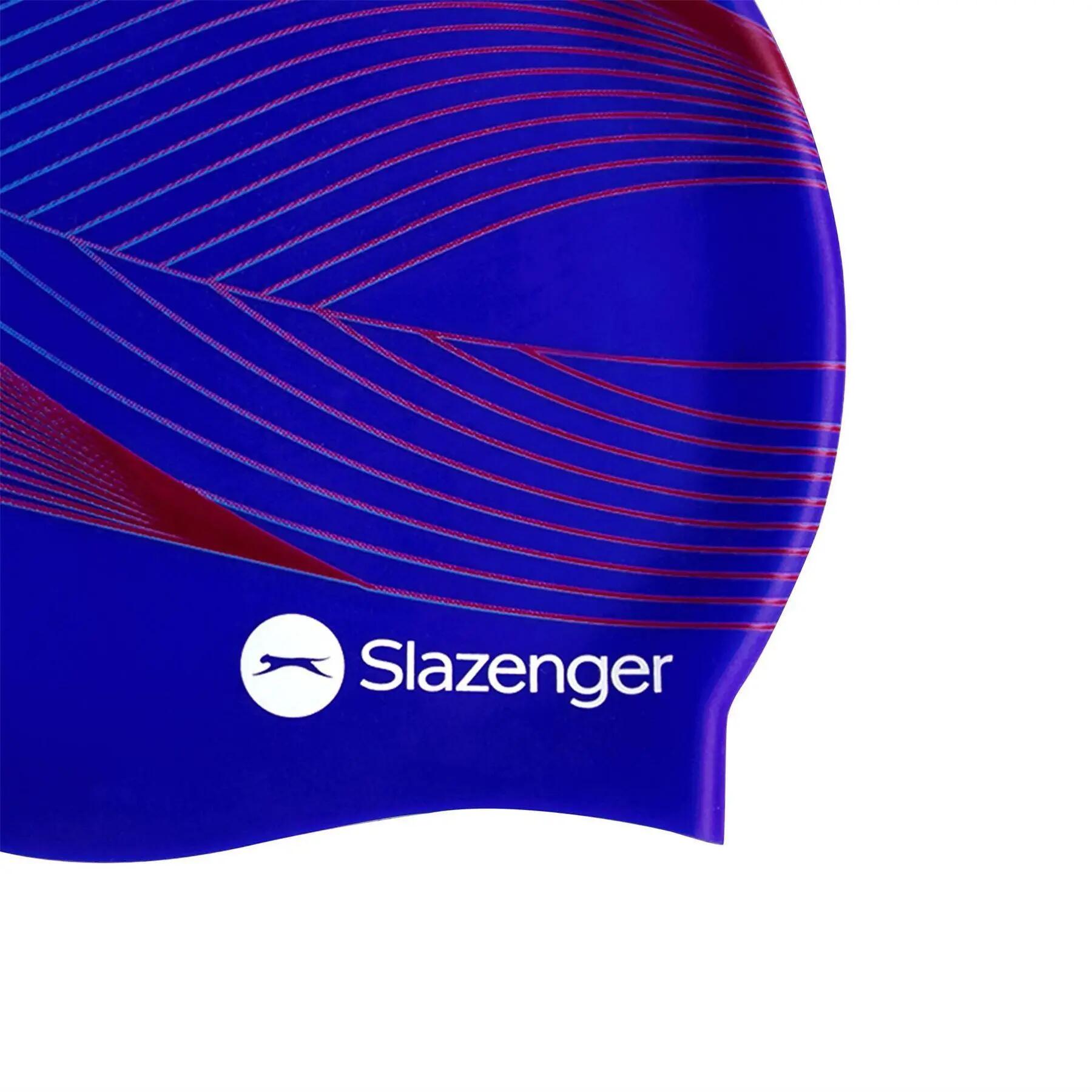 Cuffia Da Nuoto Logo Bambini Slazenger Blu Stampa 5/5