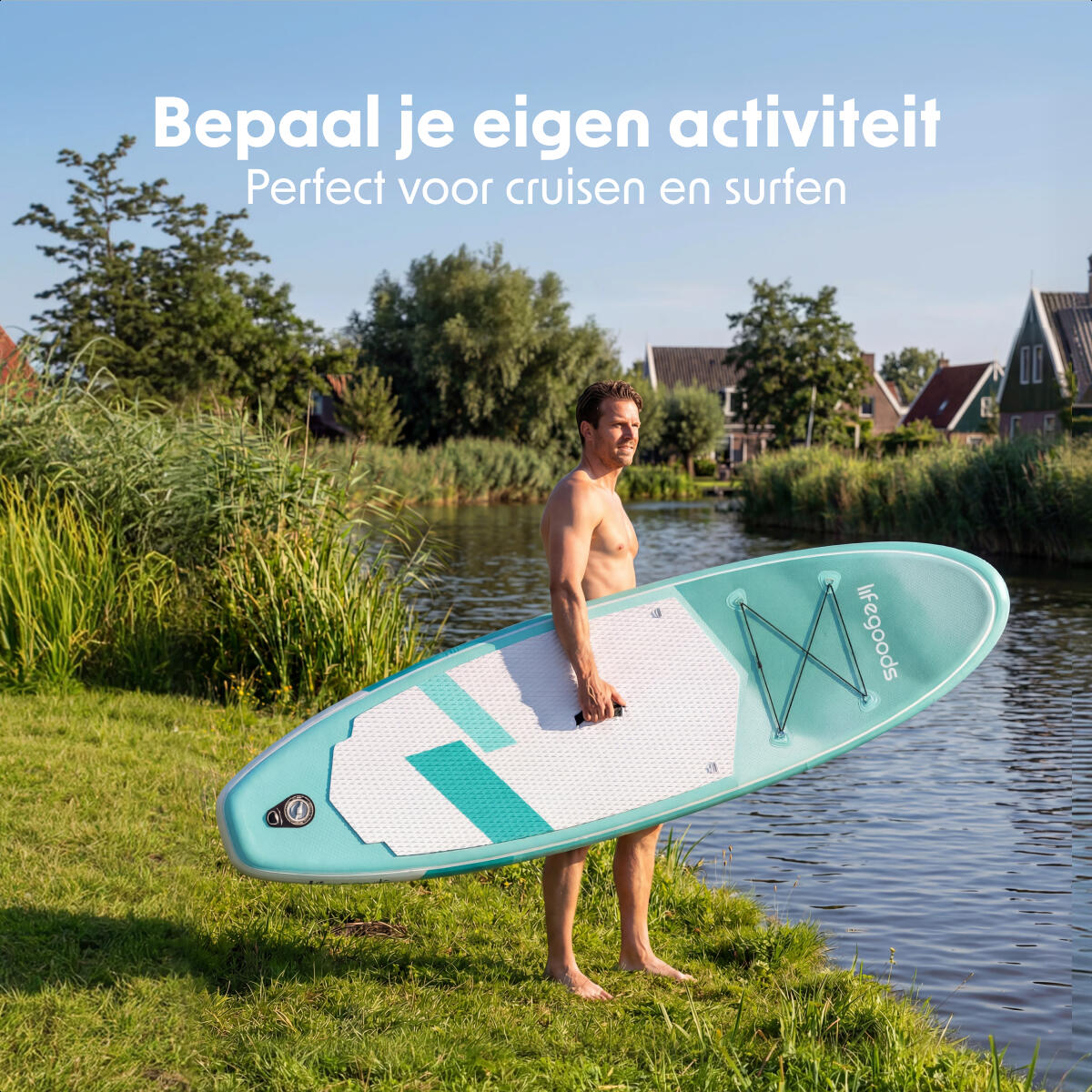 SUP Board Allround Compact - 300cm - max 100kg - beginners - Mintgroen 3/10