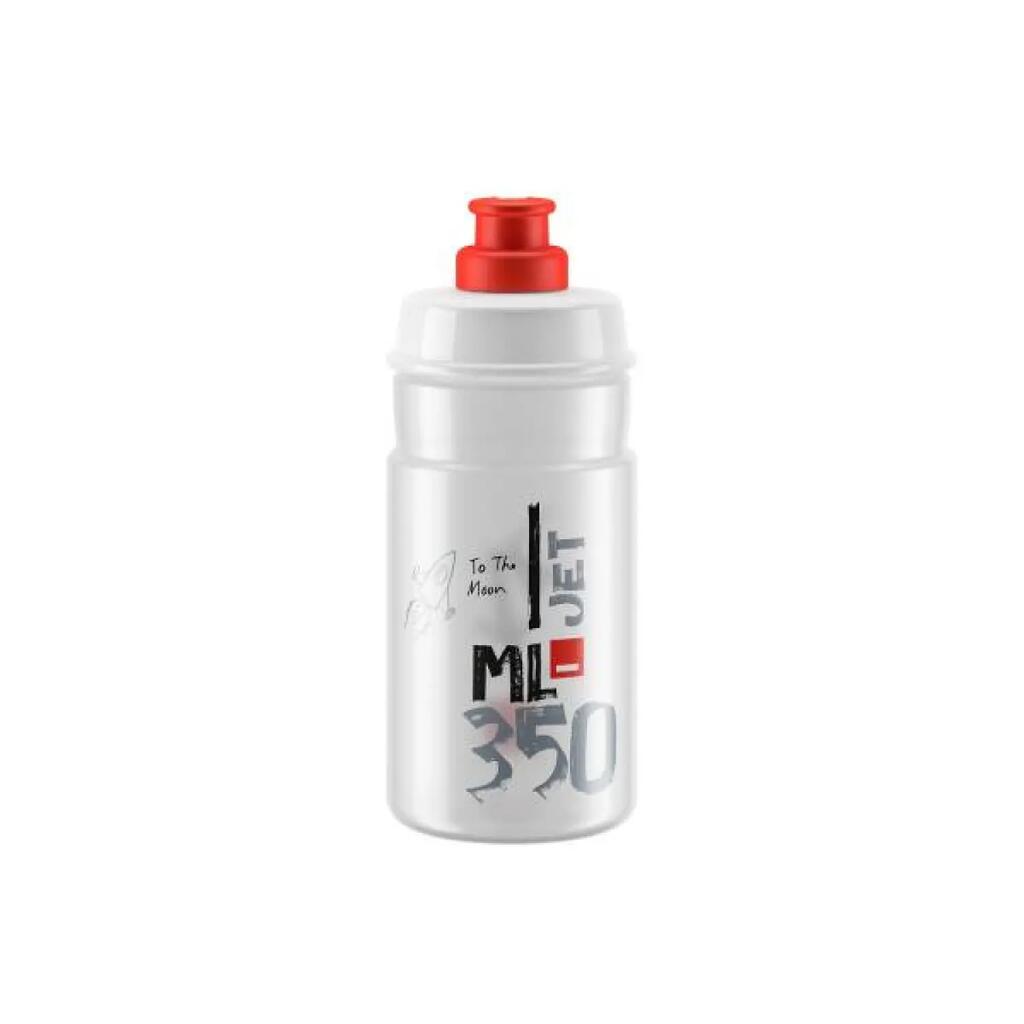 Elite Jet 350 ml Transparent Logo Red water bottle