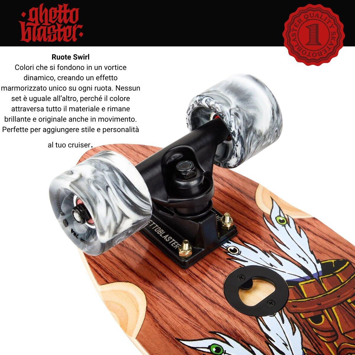 Skateboard Cruiser Ghettoblaster Mogano Tki Totem 26" -7,25" 7/11