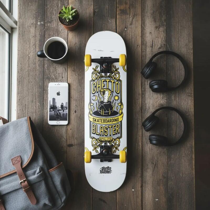 Skate pentru început Kobra galben 8.0"