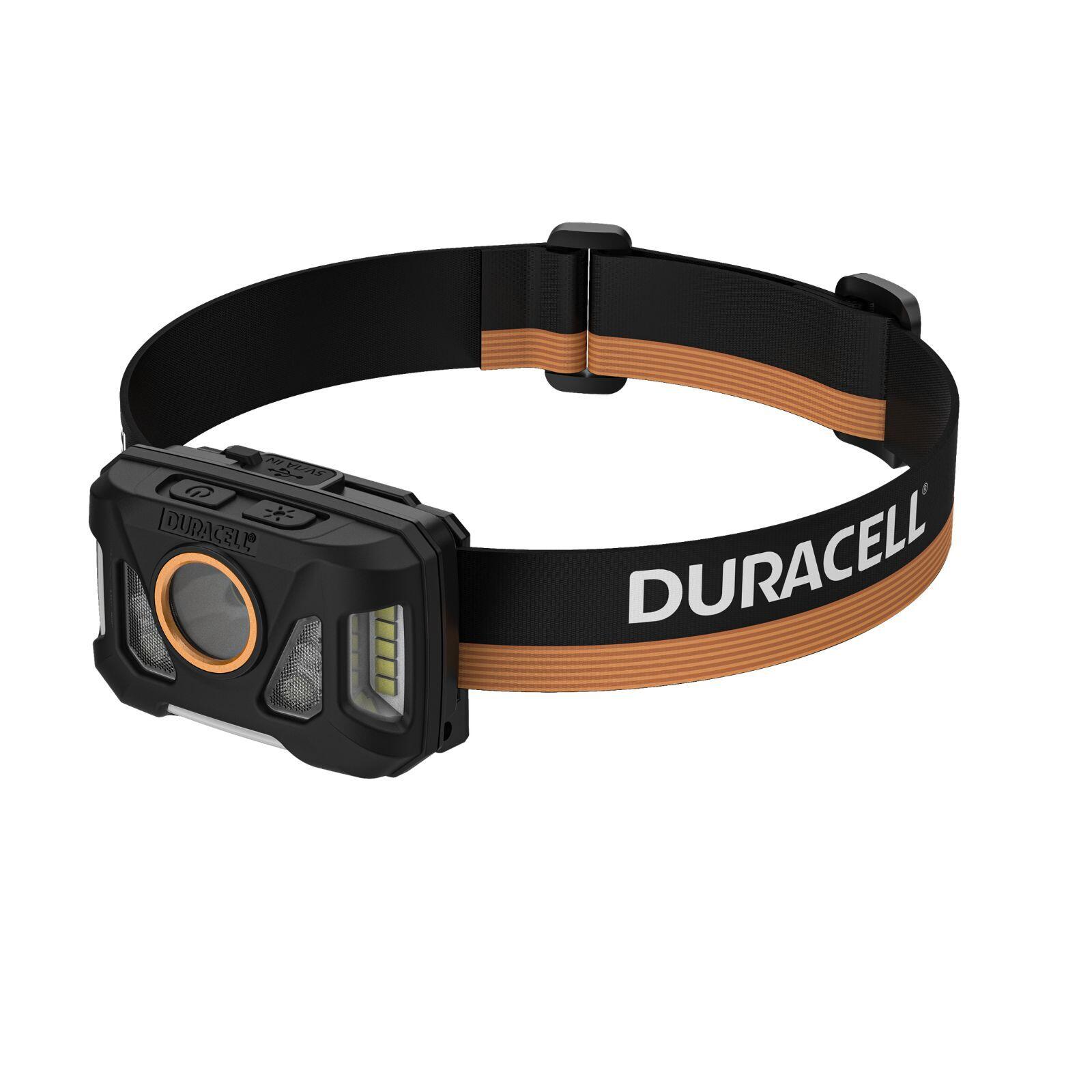Lampe Frontale LED Duracell DH1000R Rechargeable USB-C 1000 LmTrail Randonnée 1/5