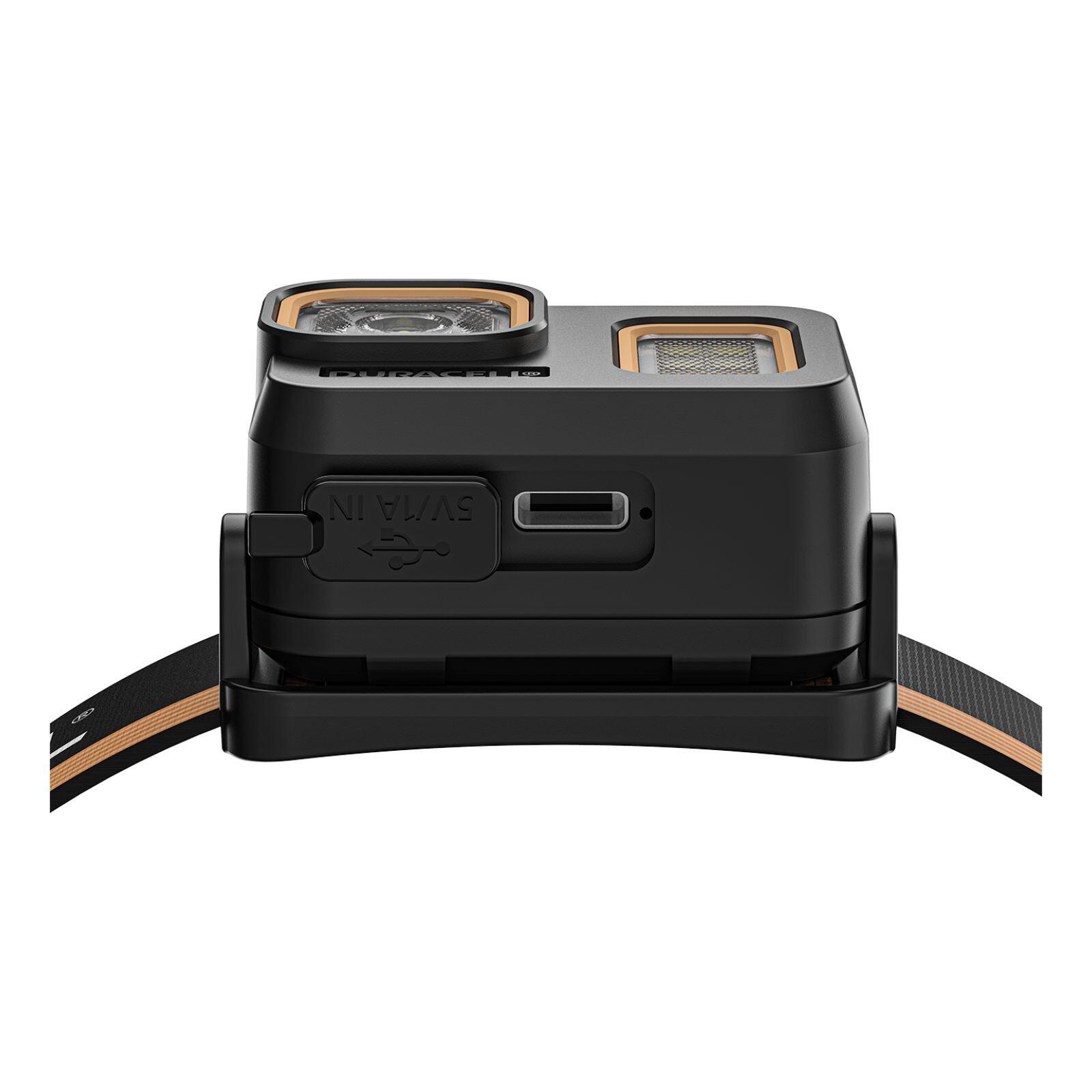 Lampe Frontale LED Duracell DH500R Rechargeable USB-C 500 Lumens Randonnée Trail 4/5