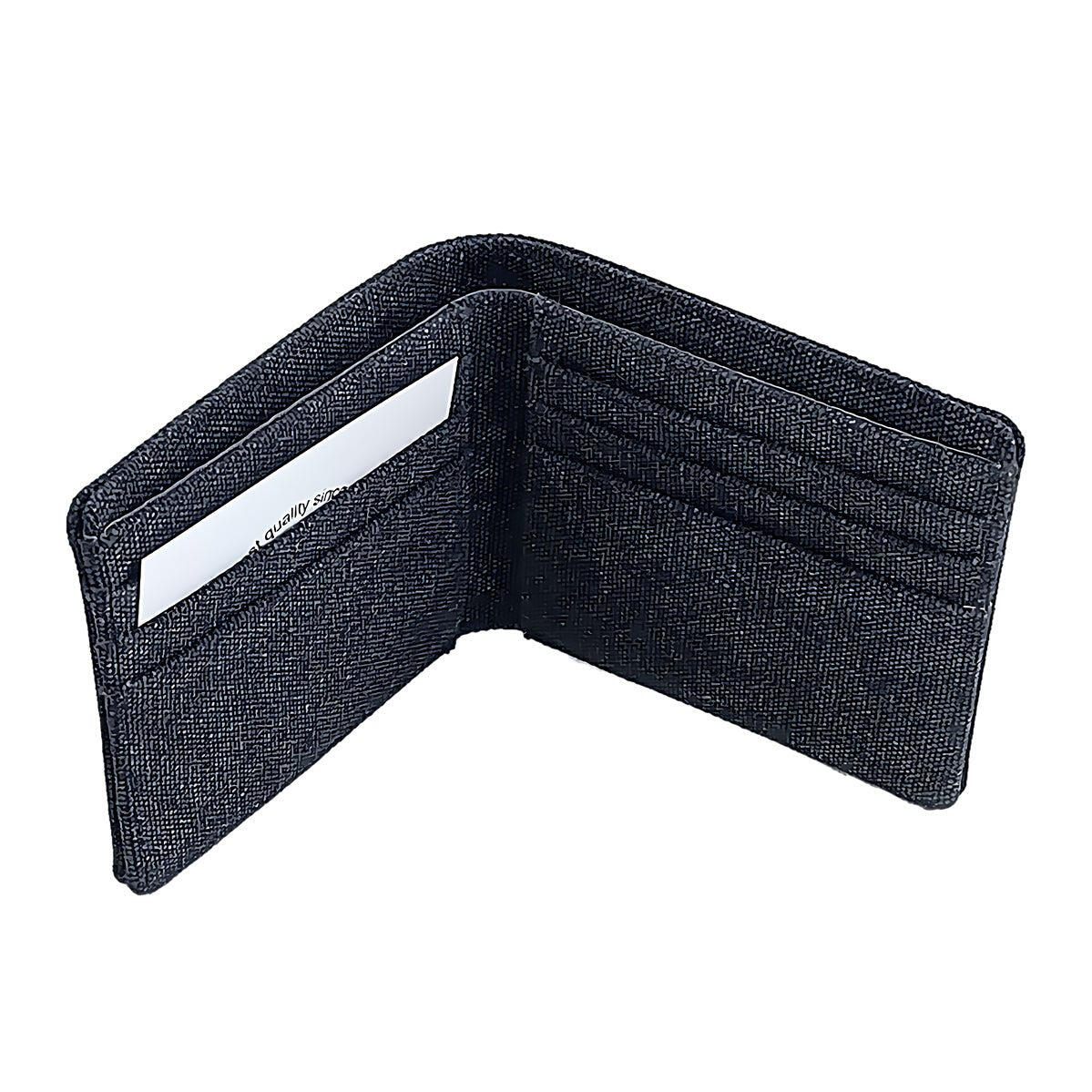 Canvas Wallet with RFID Block blk 8/9