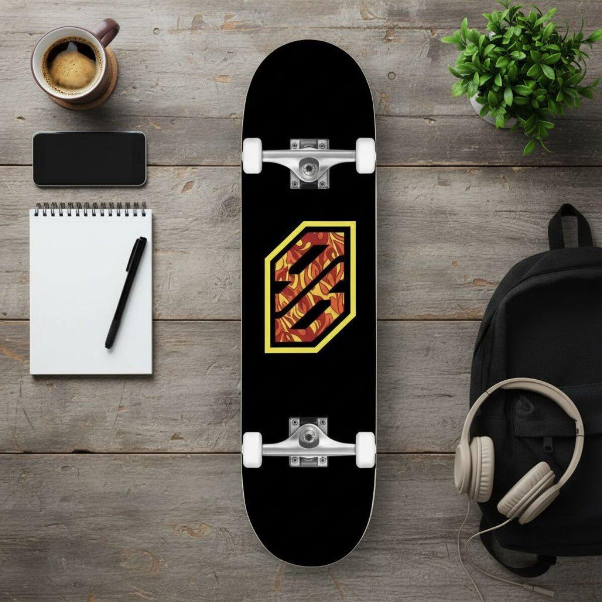 Skateboard Ghettoblaster para empezar FlameYellow 8.125" 9/11