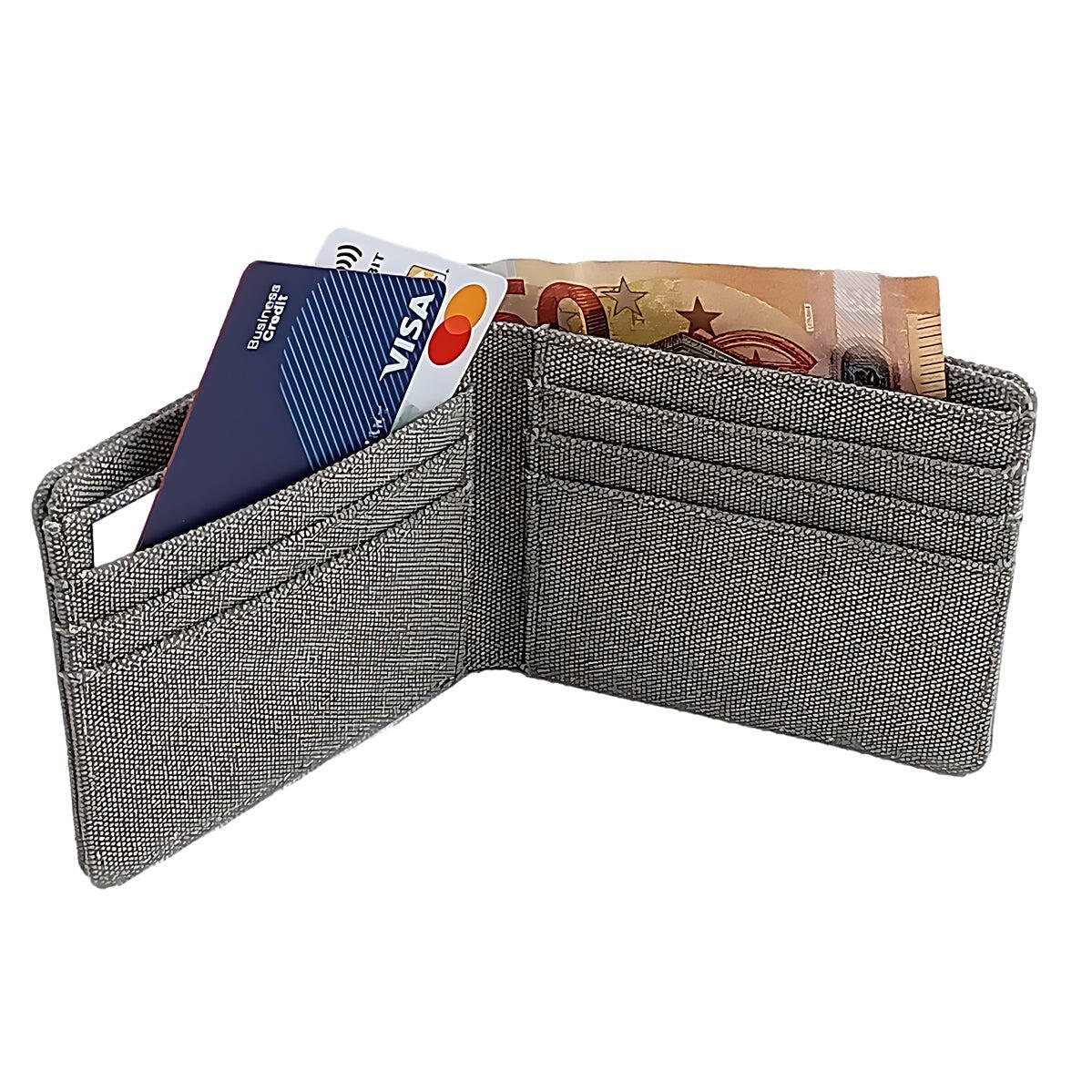 Cartera Ghettoblaster RFID Lona gris 7/7