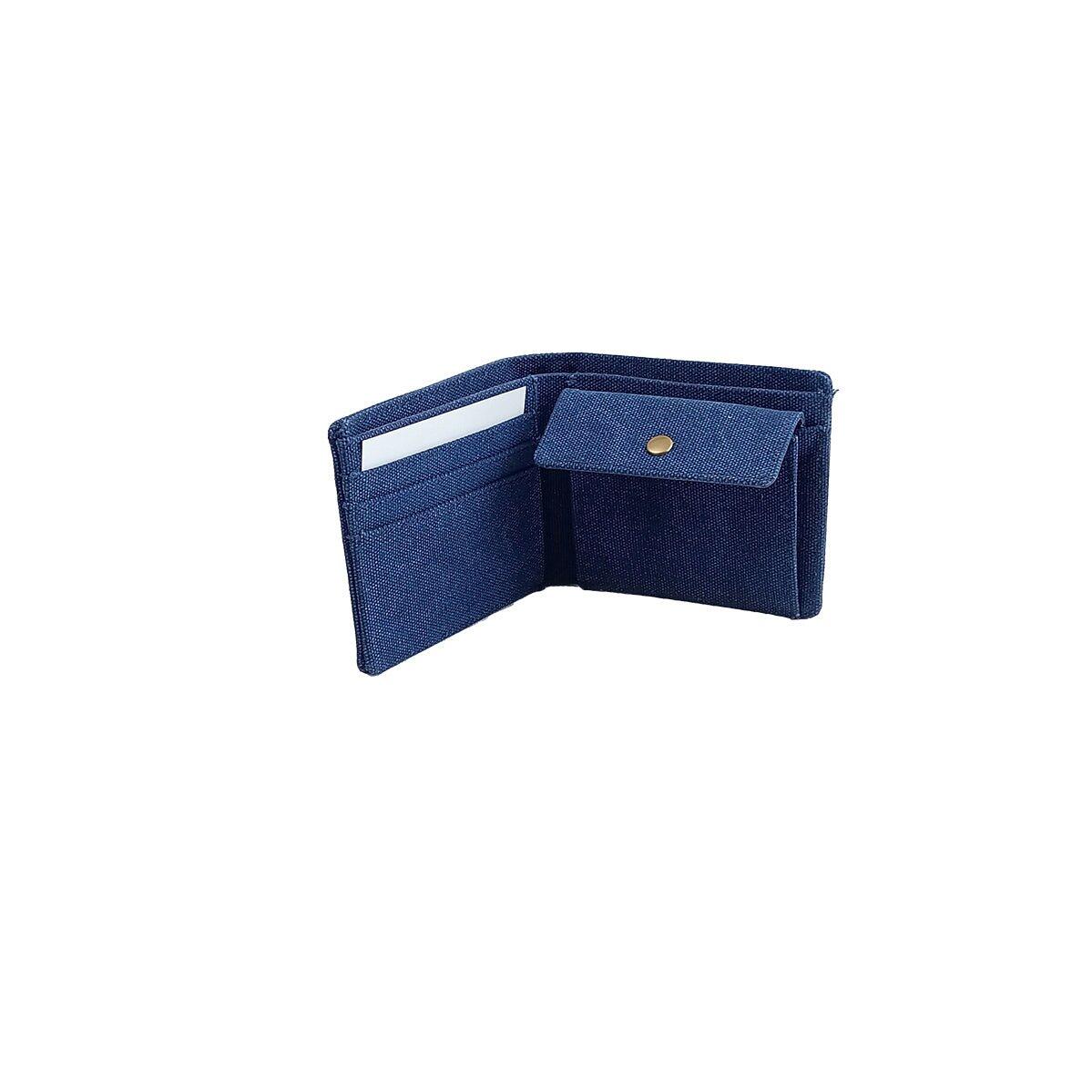 Cartera Ghettoblaster Coin Canvas azul marino 10/11
