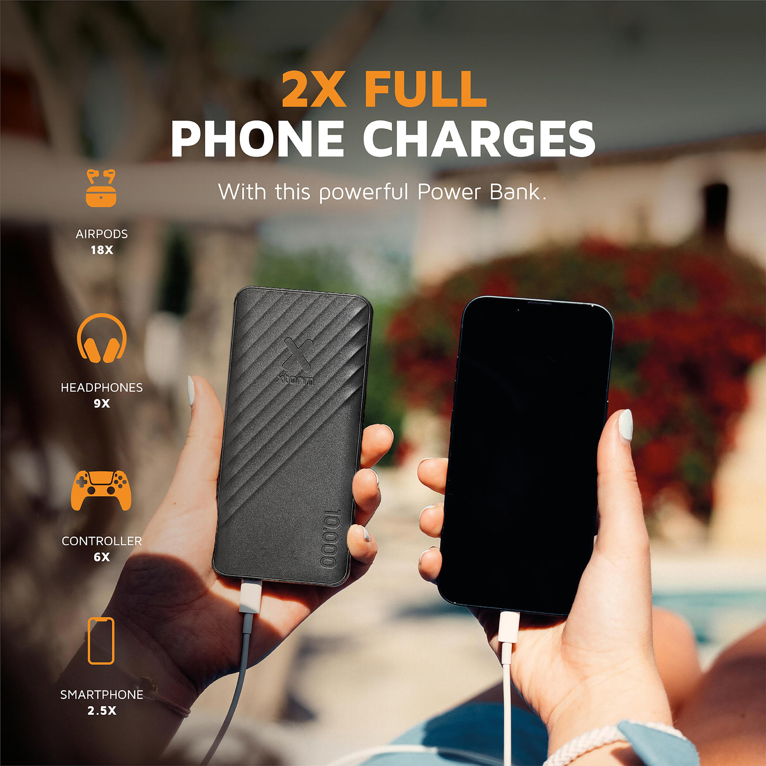 Xtorm Go2 Batterie externe - 10.000 mAh - Krachtige Batterie externe 5/7