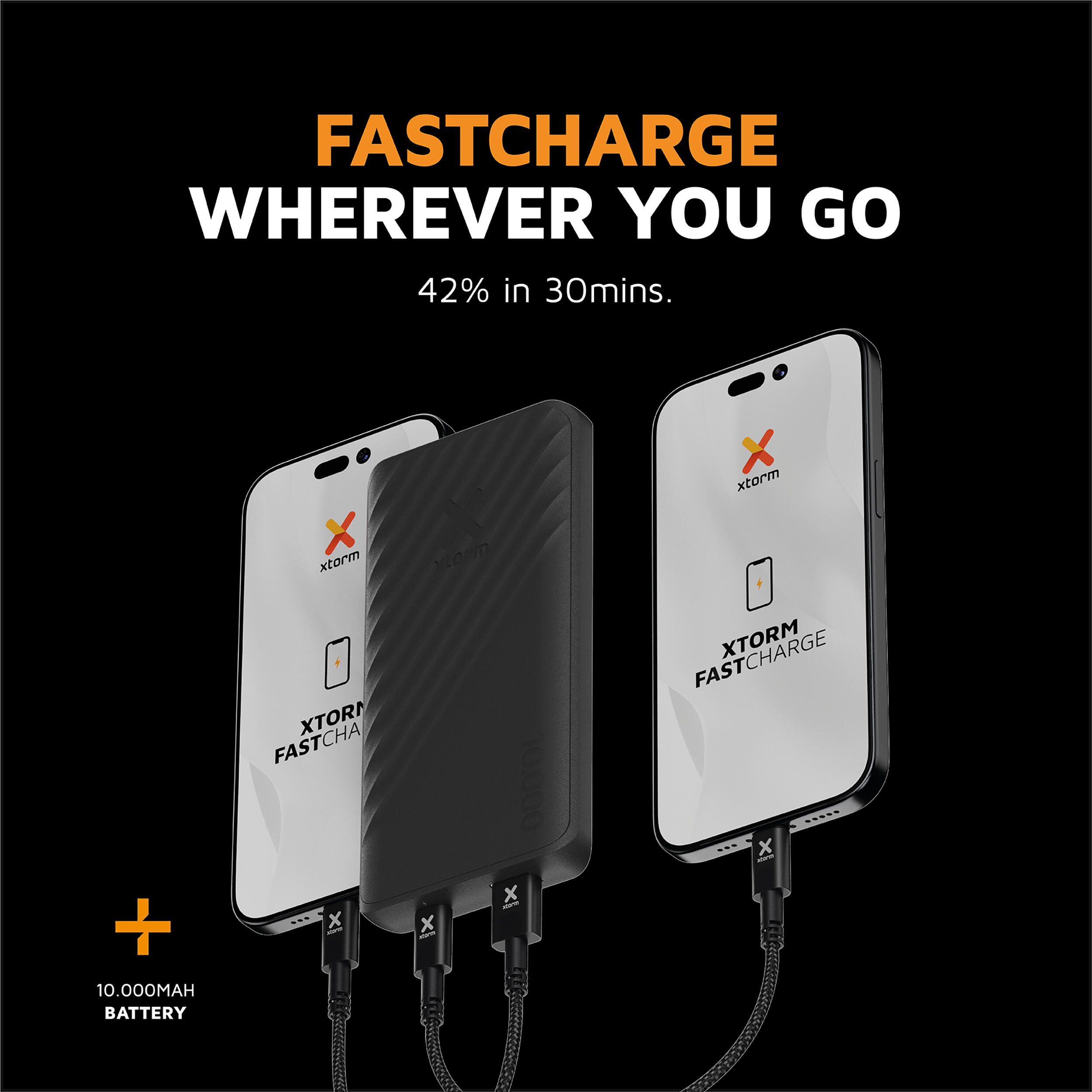 Xtorm Go2 Batterie externe - 10.000 mAh - Krachtige Batterie externe 2/7