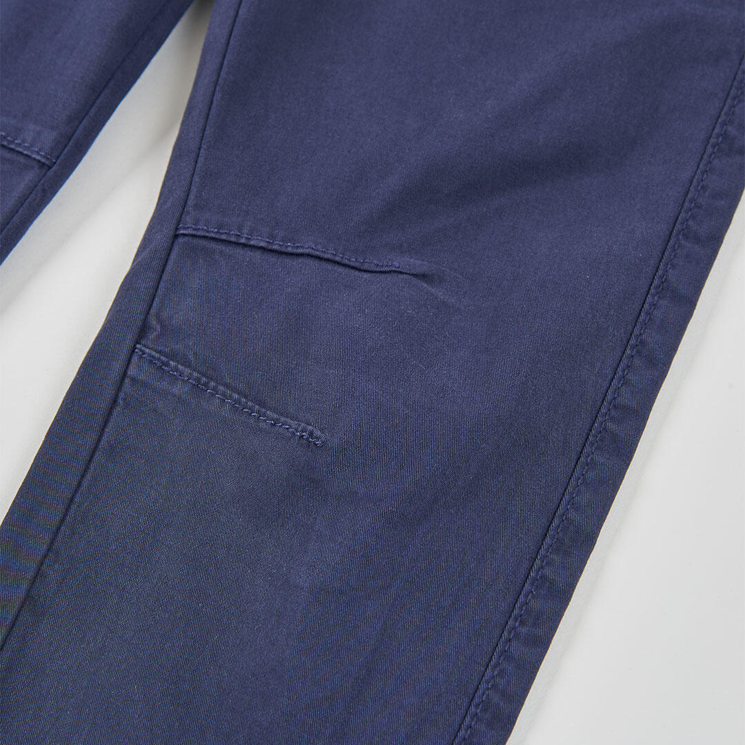 Pantalón de Gabardina Elástica para Niño Azul Marino 4/4
