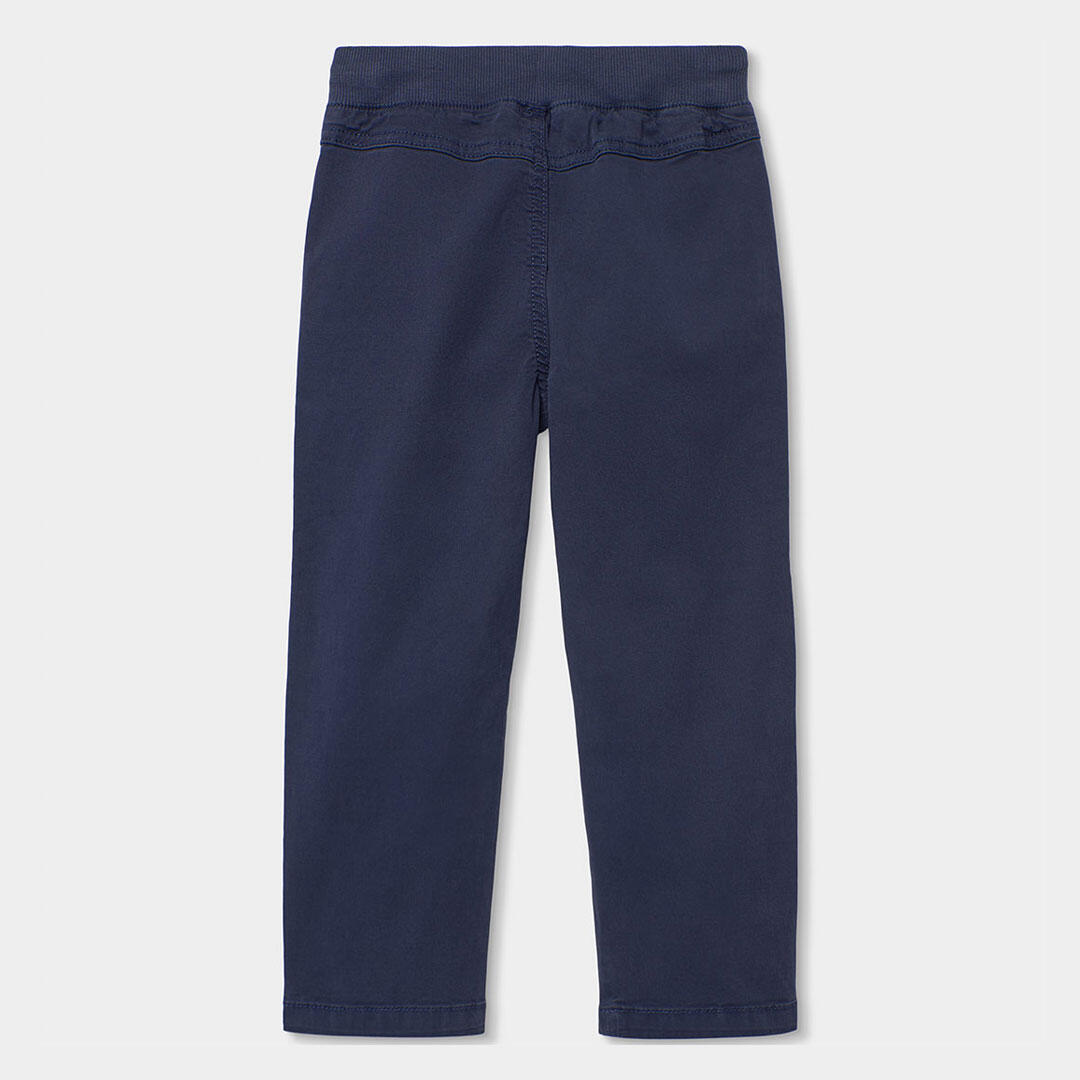 Pantalón de Gabardina Elástica para Niño Azul Marino 2/4